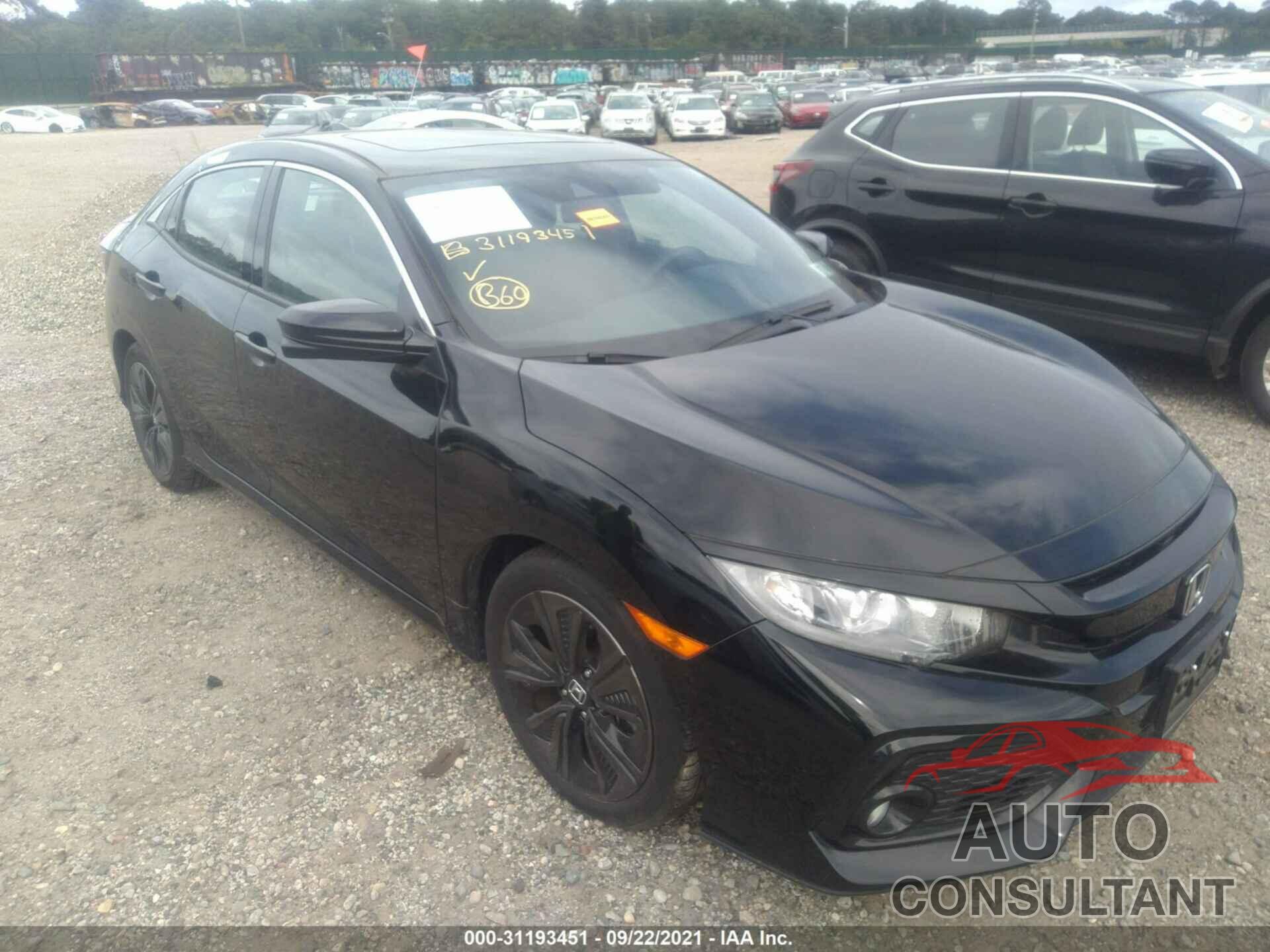 HONDA CIVIC HATCHBACK 2019 - SHHFK7H68KU412837