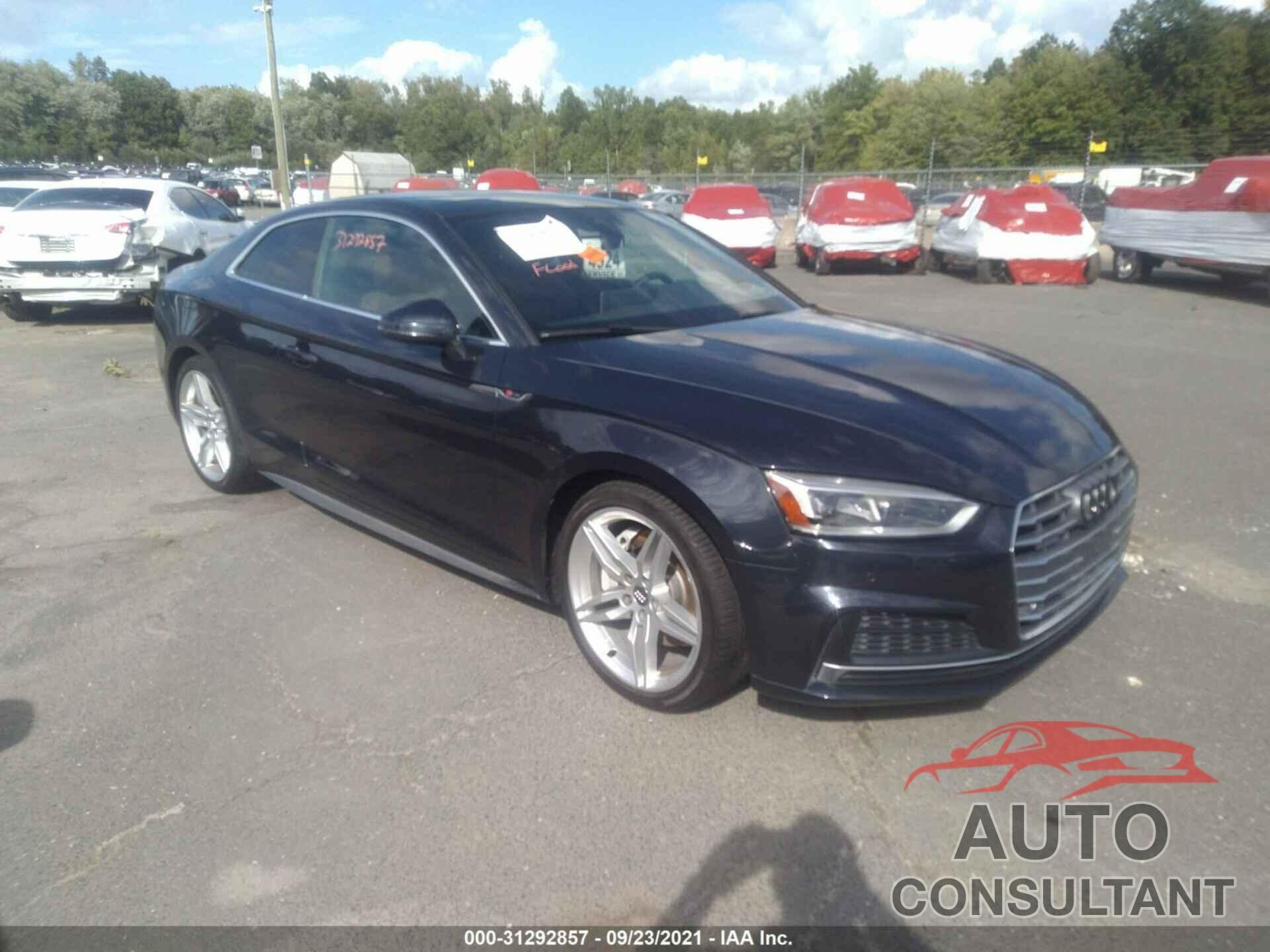 AUDI A5 COUPE 2018 - WAUTNAF56JA003761