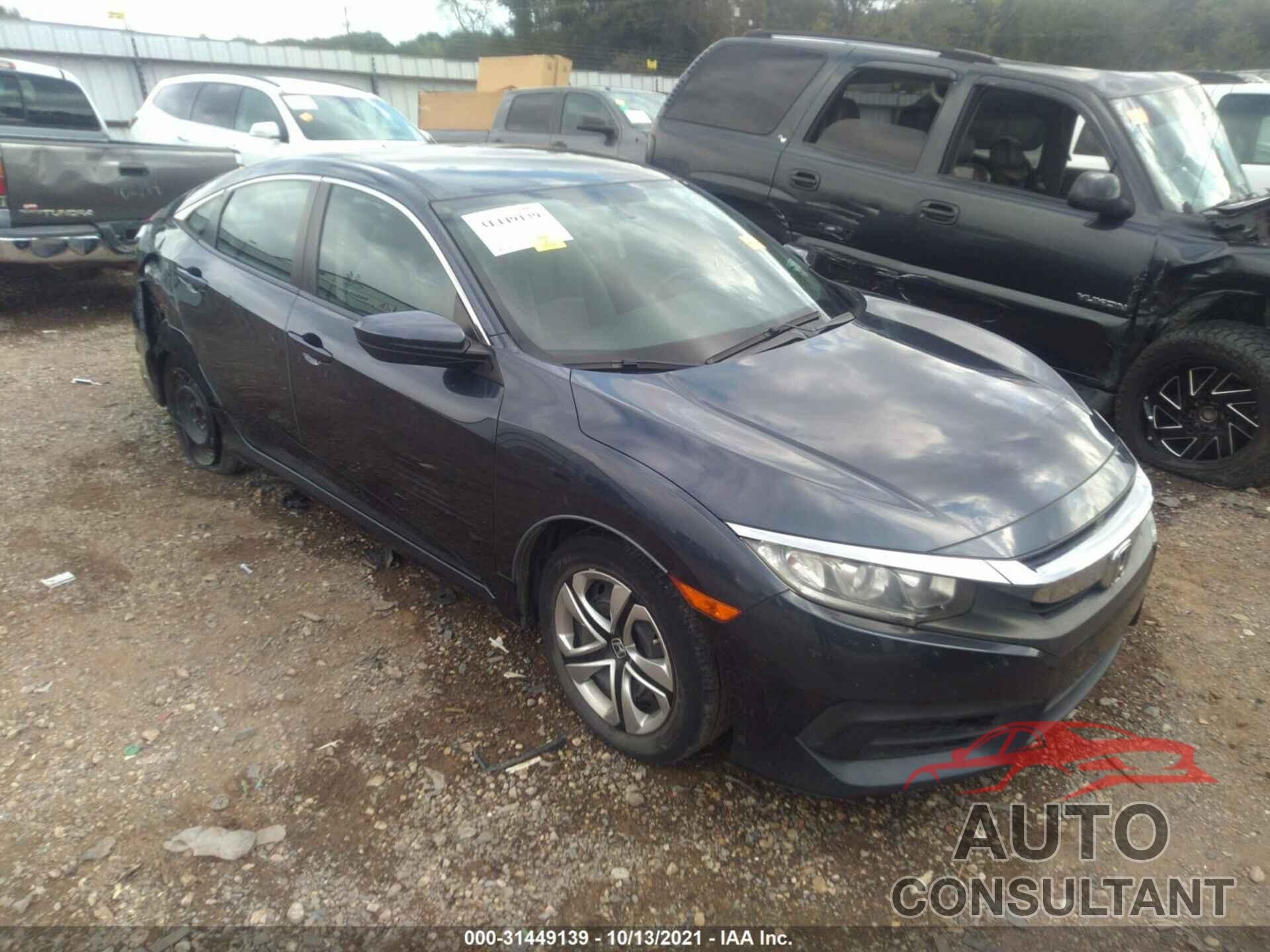 HONDA CIVIC SEDAN 2016 - 19XFC2F58GE077474