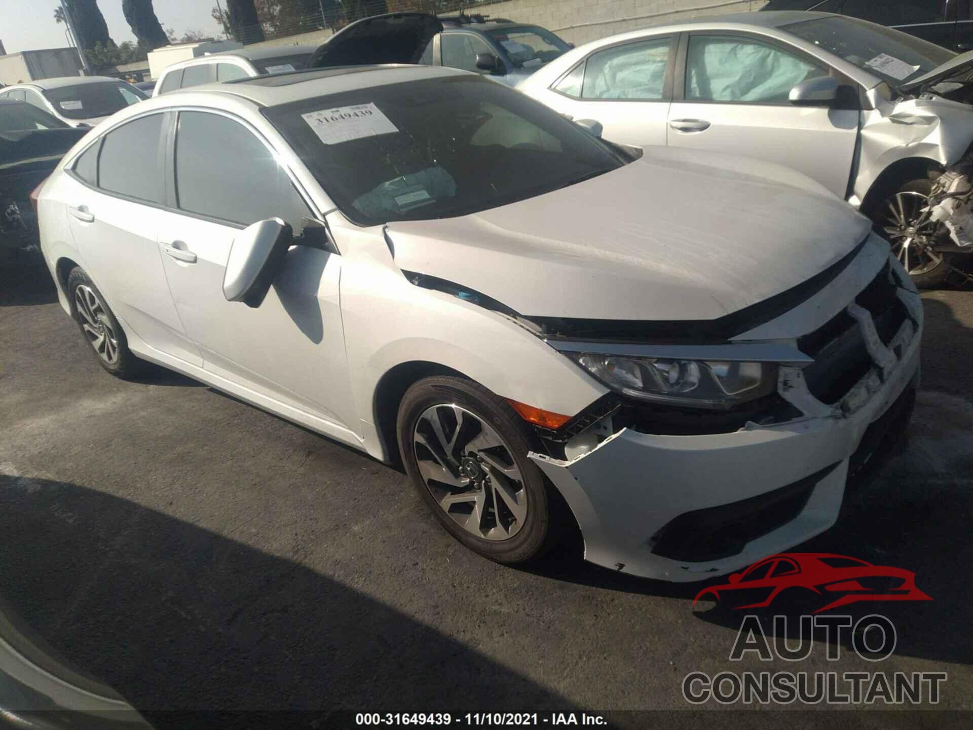 HONDA CIVIC SEDAN 2018 - 2HGFC2F81JH517719