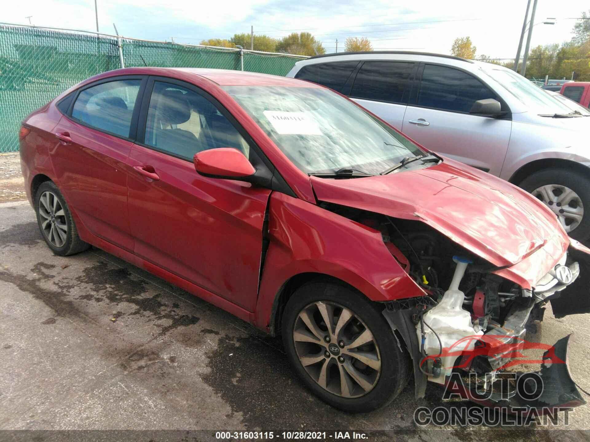 HYUNDAI ACCENT 2017 - KMHCT4AE4HU373791