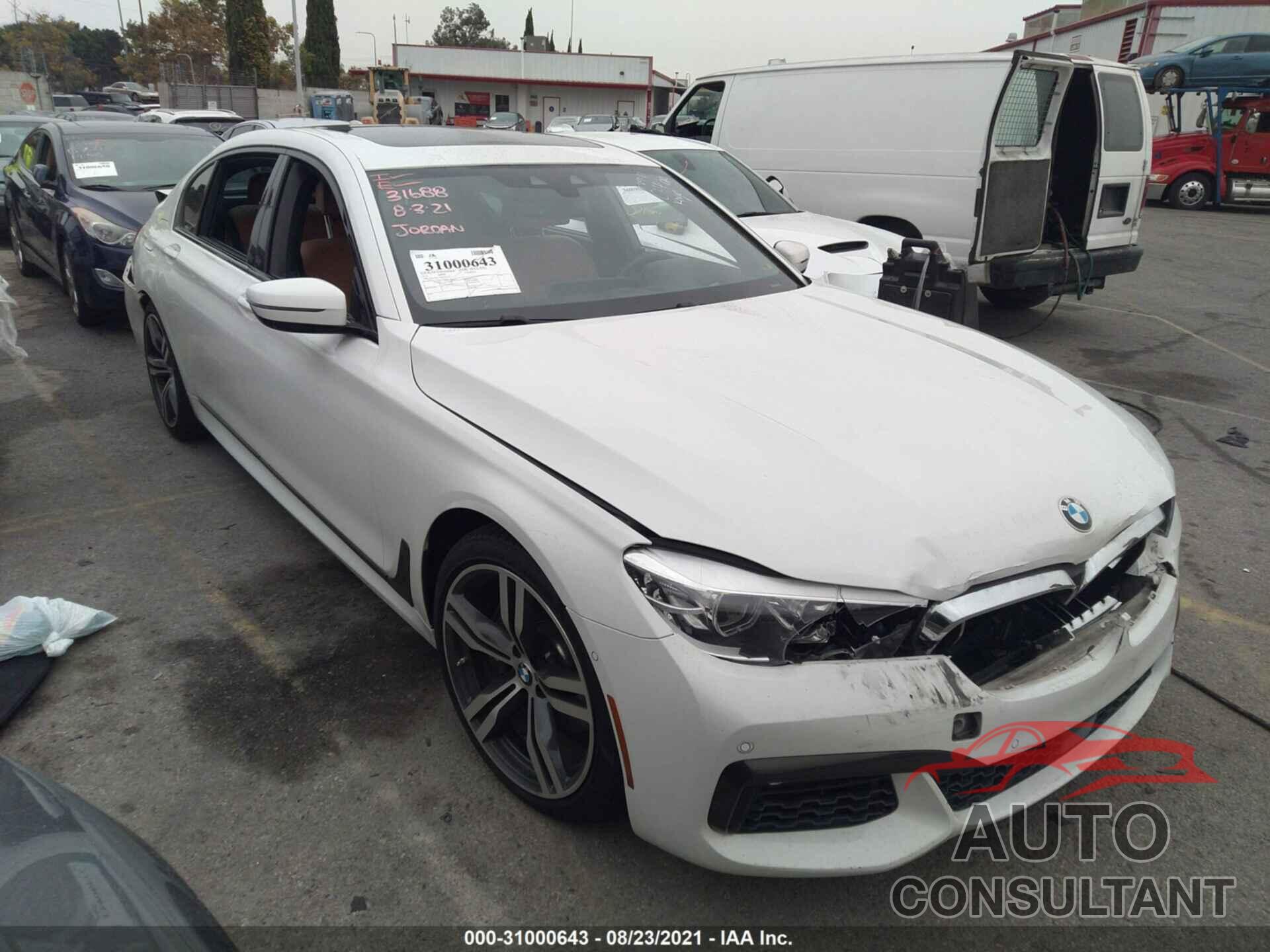 BMW 7 SERIES 2016 - WBA7E2C57GG547672