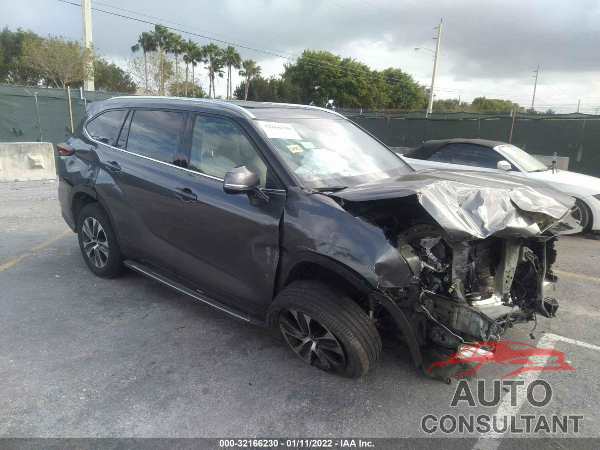 TOYOTA HIGHLANDER 2021 - 5TDGZRAH6MS532157