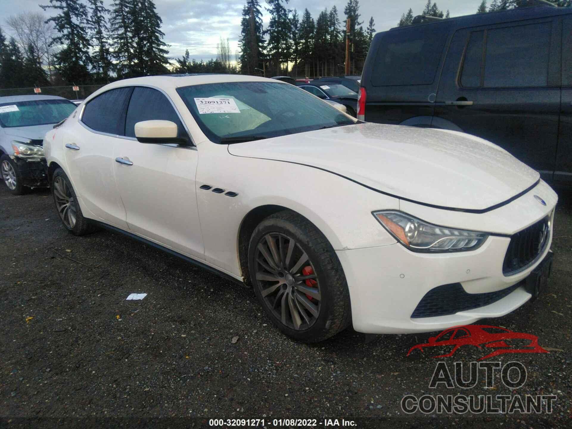 MASERATI GHIBLI 2016 - ZAM57RSA8G1185412