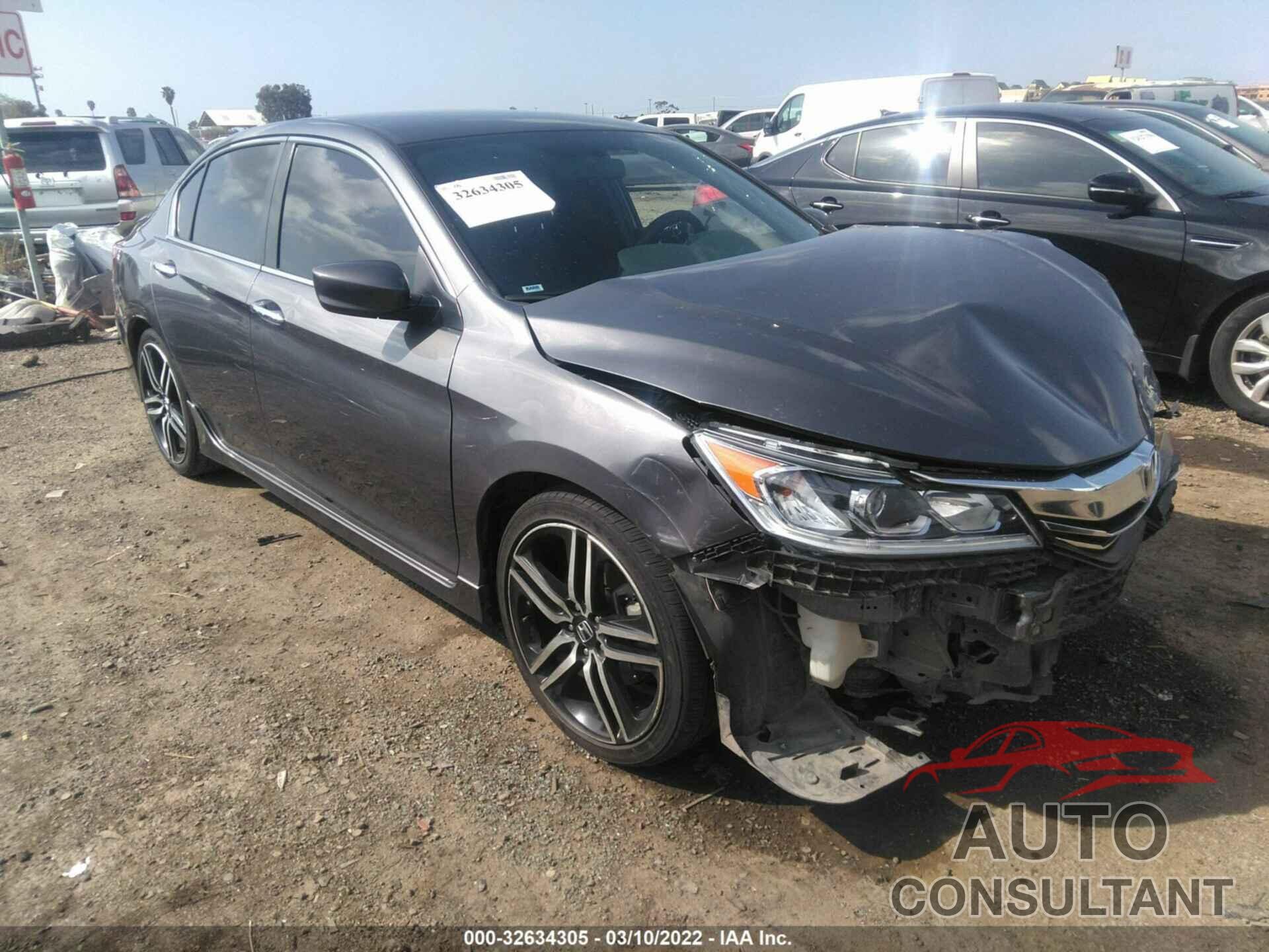 HONDA ACCORD SEDAN 2016 - 1HGCR2F50GA188736