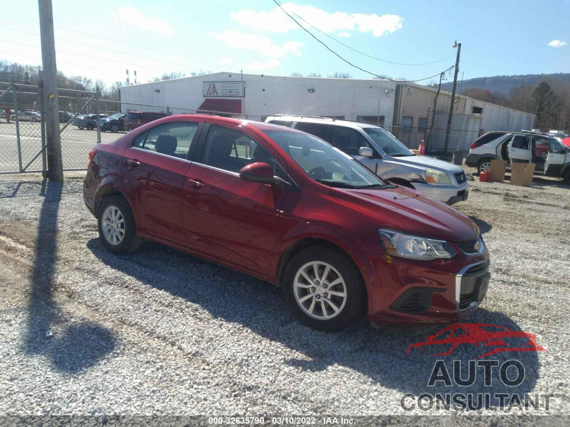 CHEVROLET SONIC 2020 - 1G1JD5SB0L4125543