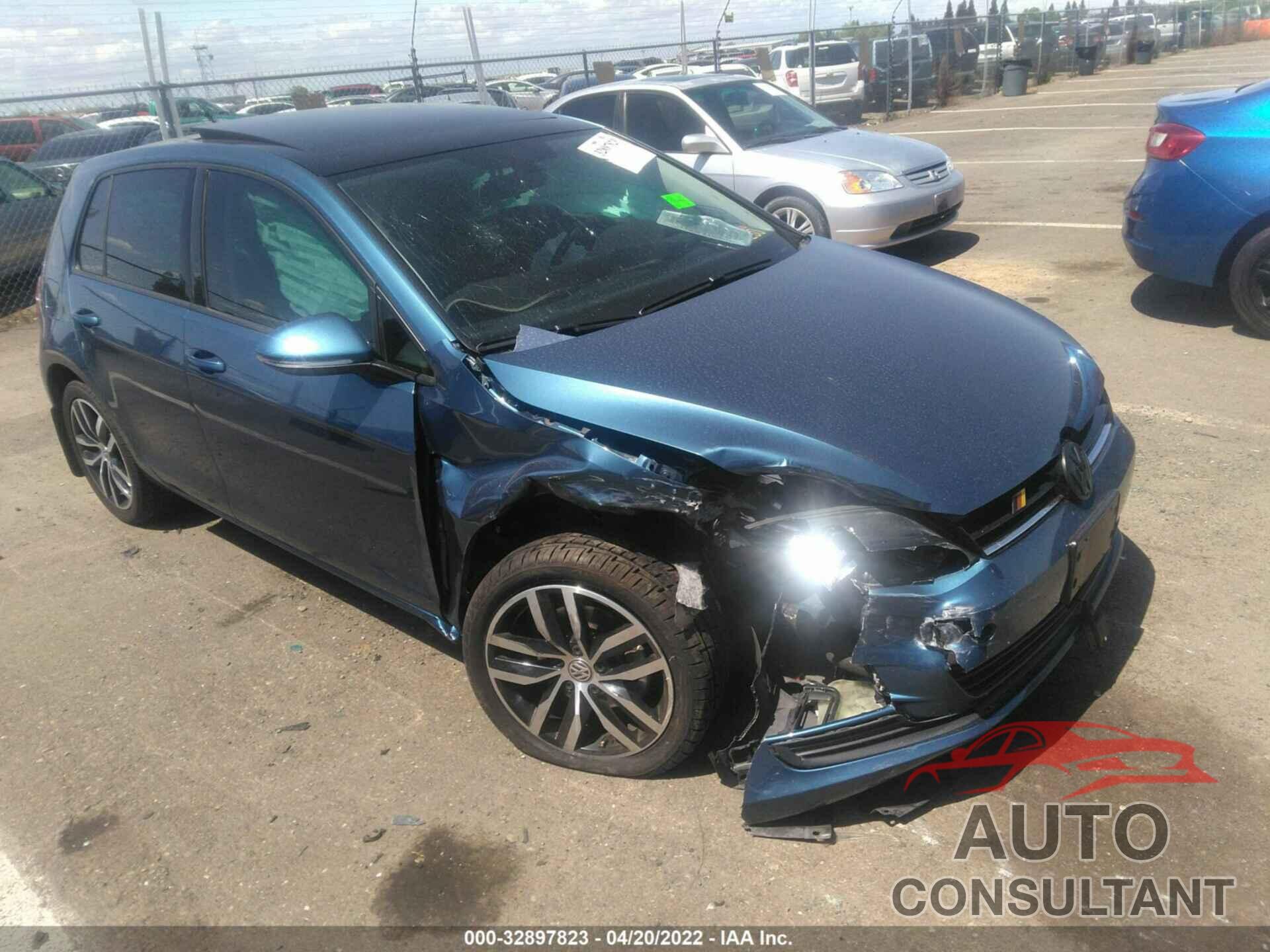 VOLKSWAGEN GOLF 2017 - 3VW217AU9HM040387