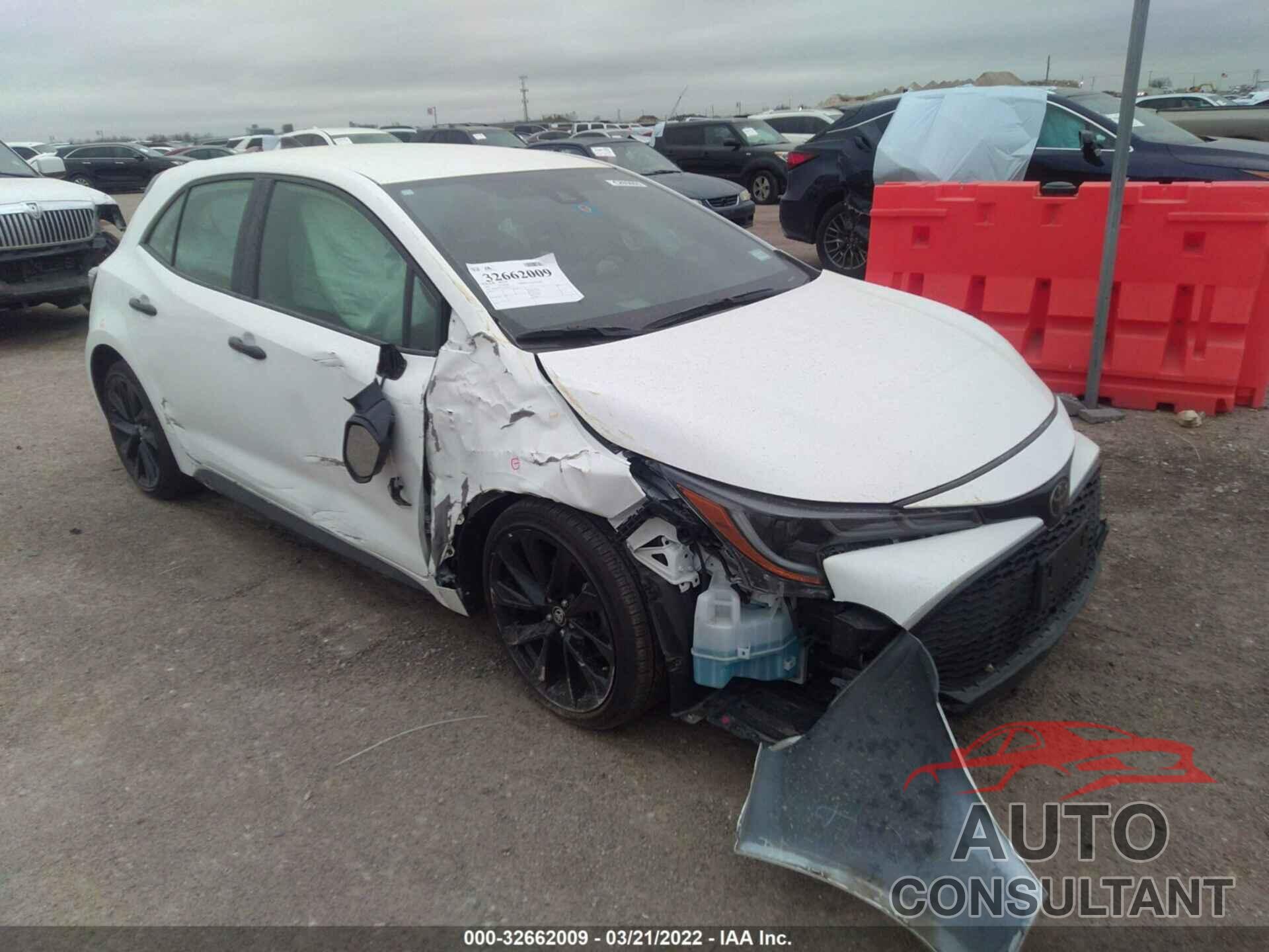 TOYOTA COROLLA HATCHBACK 2021 - JTND4MBE9M3114312