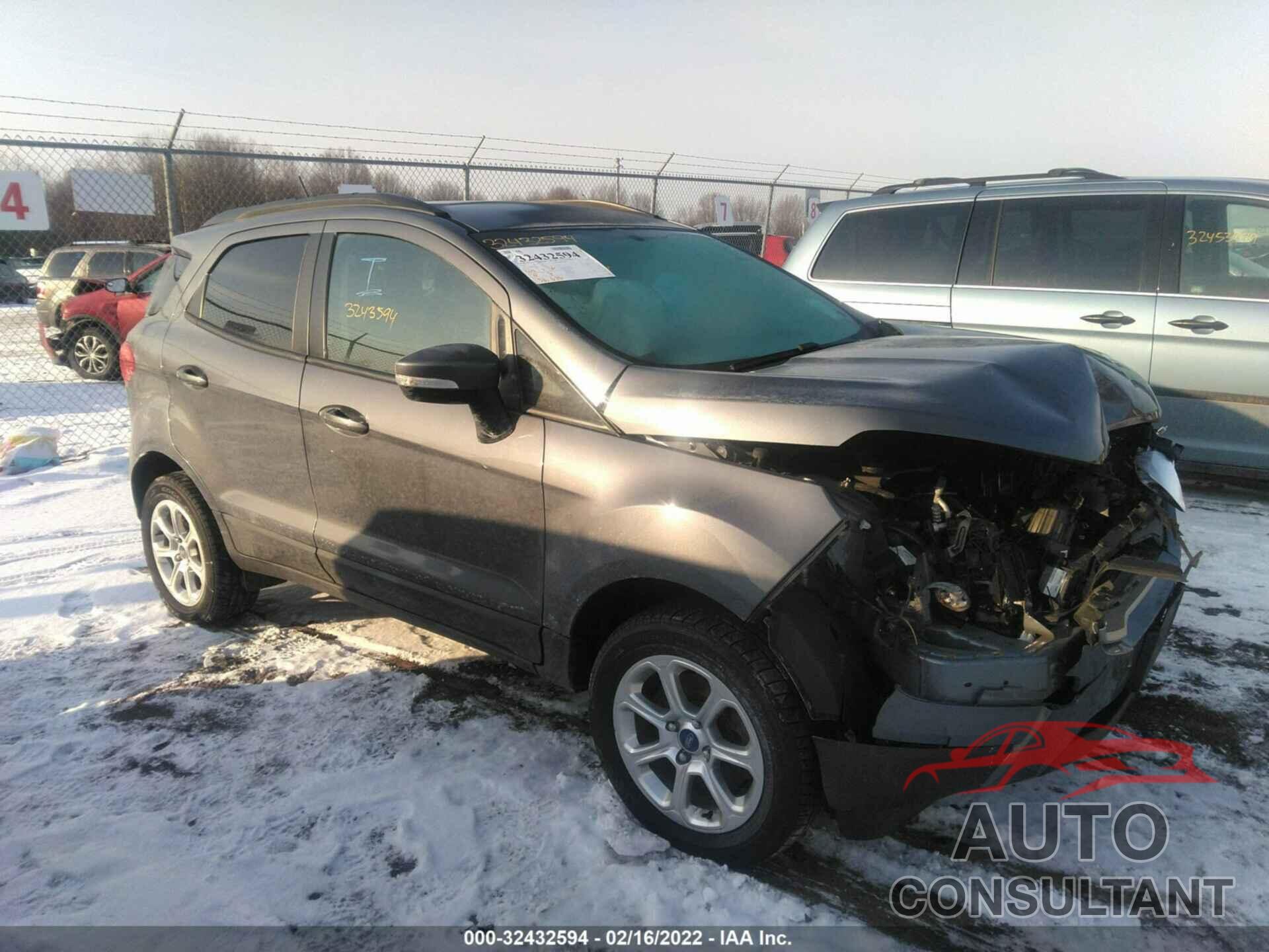 FORD ECOSPORT 2018 - MAJ6P1UL0JC200706