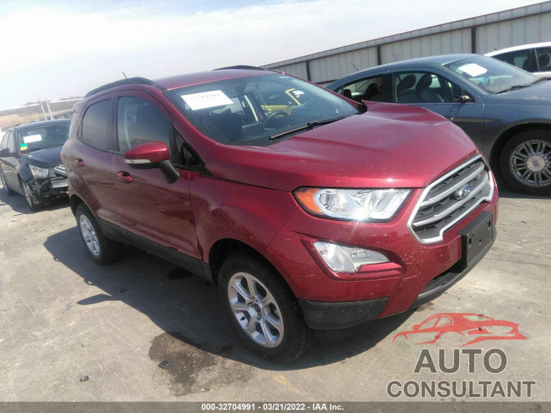 FORD ECOSPORT 2020 - MAJ6S3GL0LC345415