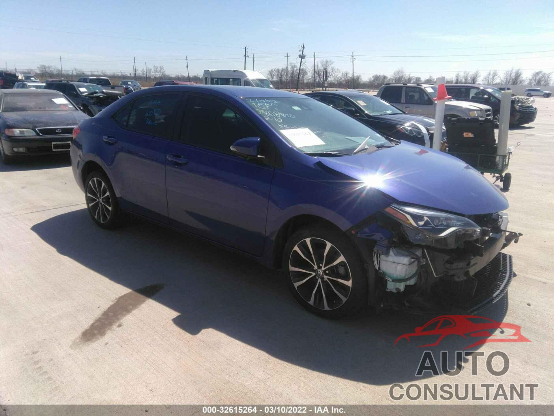 TOYOTA COROLLA 2019 - 5YFBURHE0KP942494