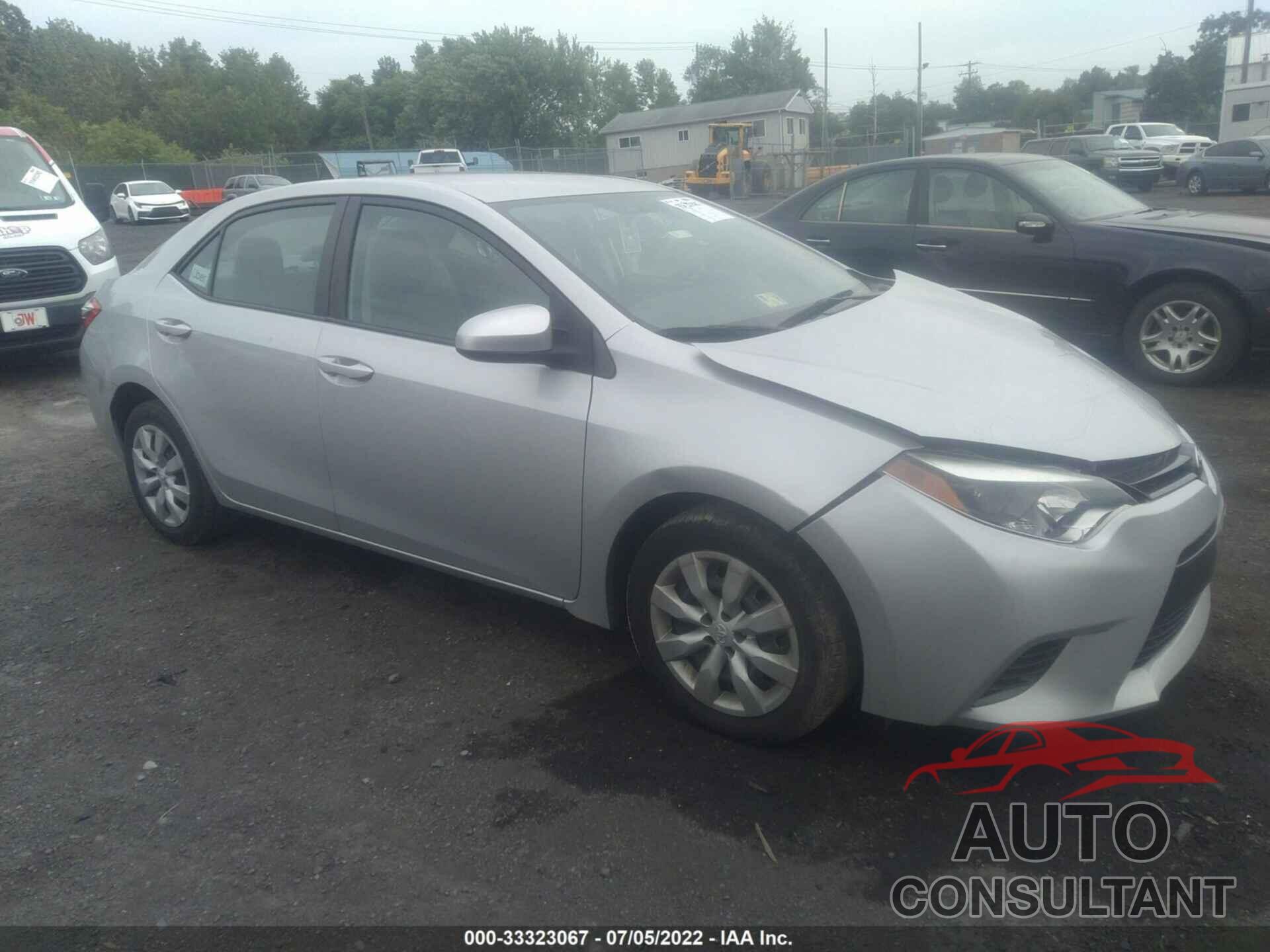 TOYOTA COROLLA 2016 - 2T1BURHE1GC689385