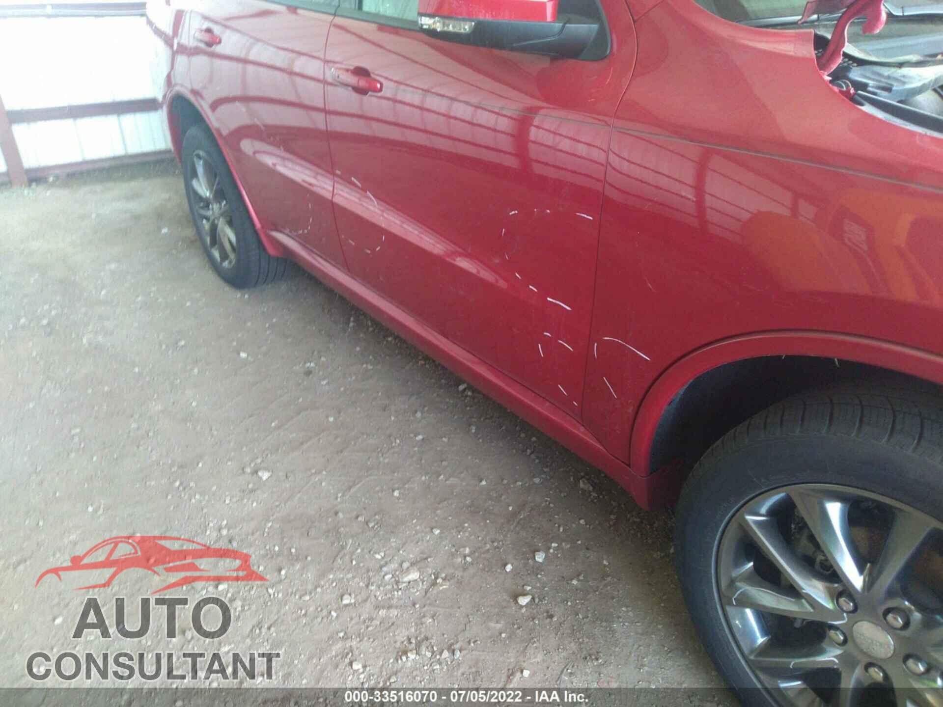 DODGE DURANGO 2017 - 1C4RDJDGXHC725110