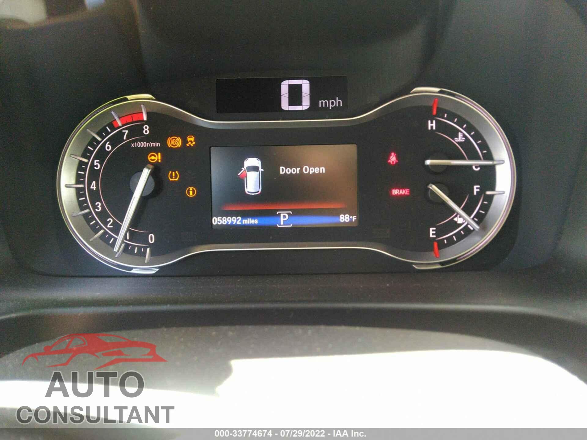 HONDA PILOT 2017 - 5FNYF6H89HB004317