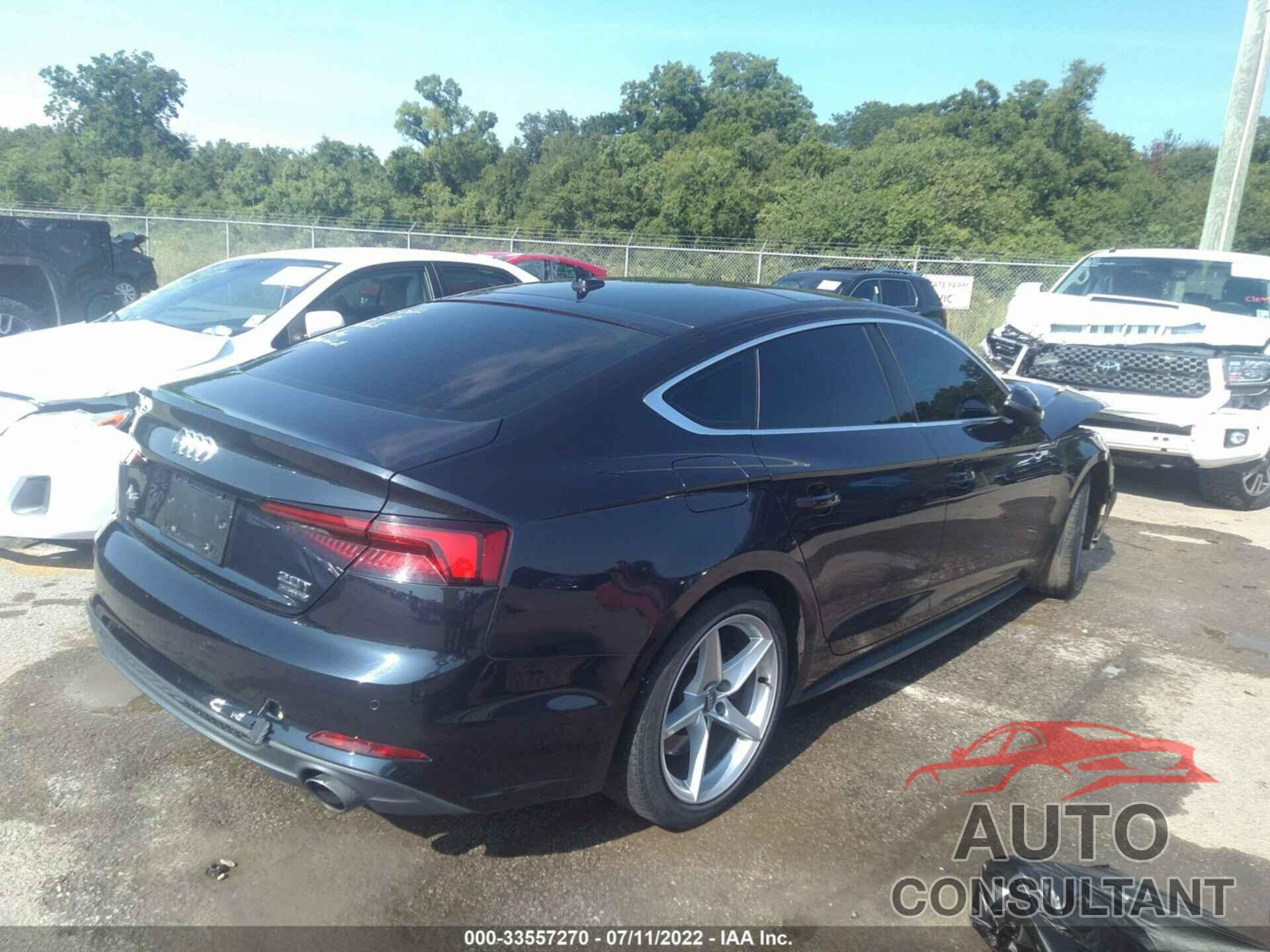 AUDI A5 SPORTBACK 2018 - WAUENCF50JA030281