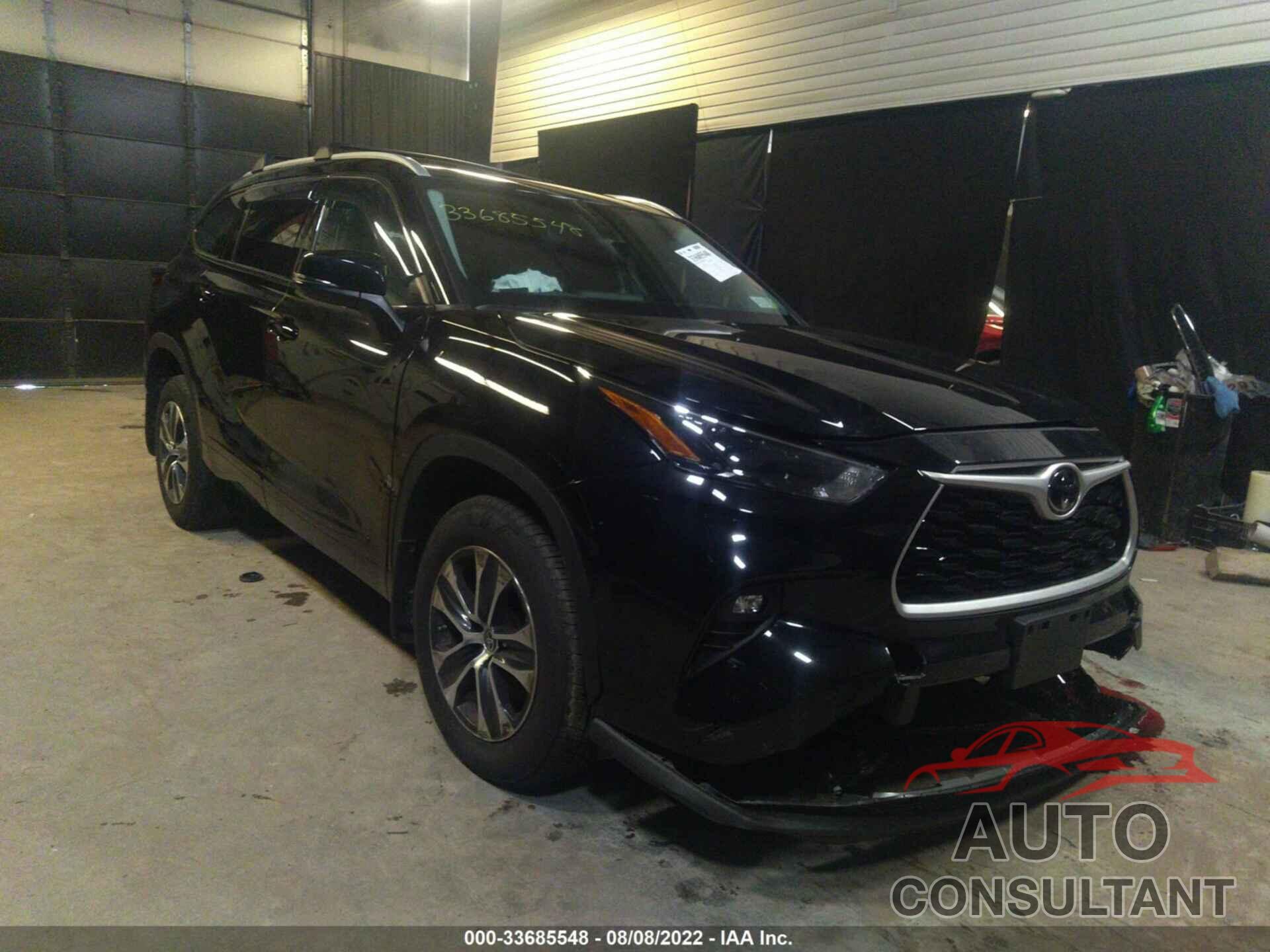 TOYOTA HIGHLANDER 2022 - 5TDGZRBH9NS210788