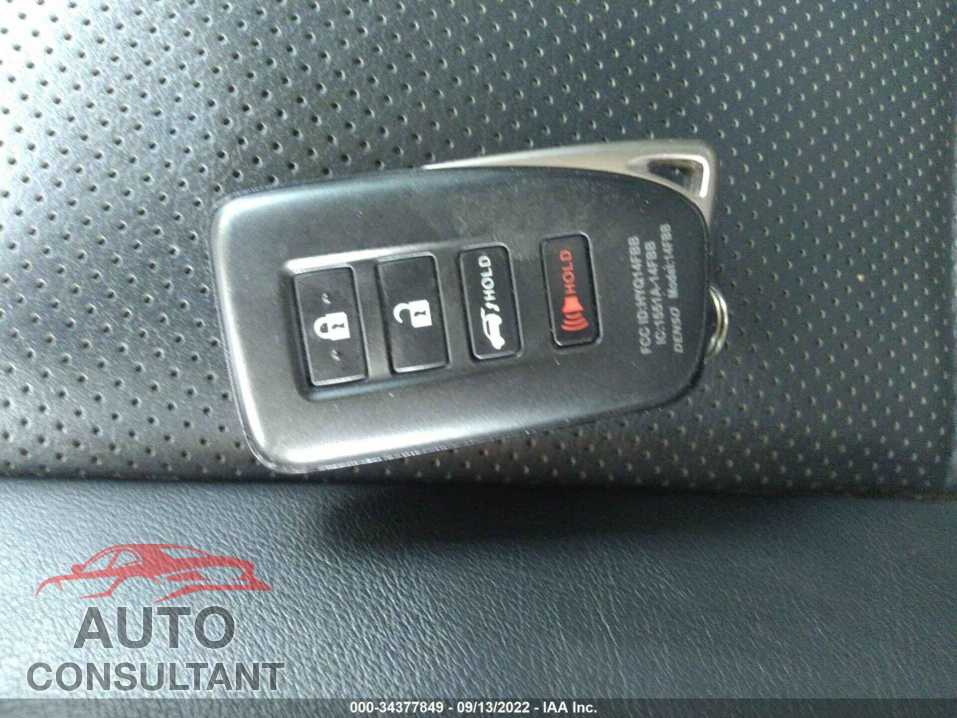 LEXUS RX 2017 - 2T2BZMCA1HC093893