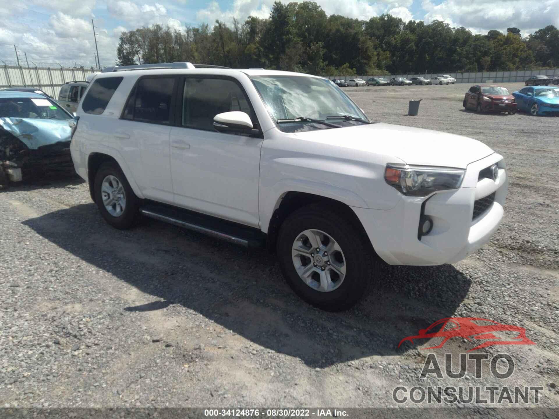 TOYOTA 4RUNNER 2017 - JTEZU5JR3H5148210