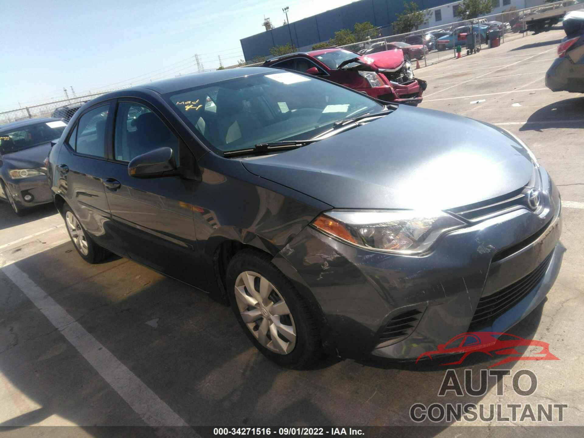TOYOTA COROLLA 2016 - 5YFBURHE0GP484883
