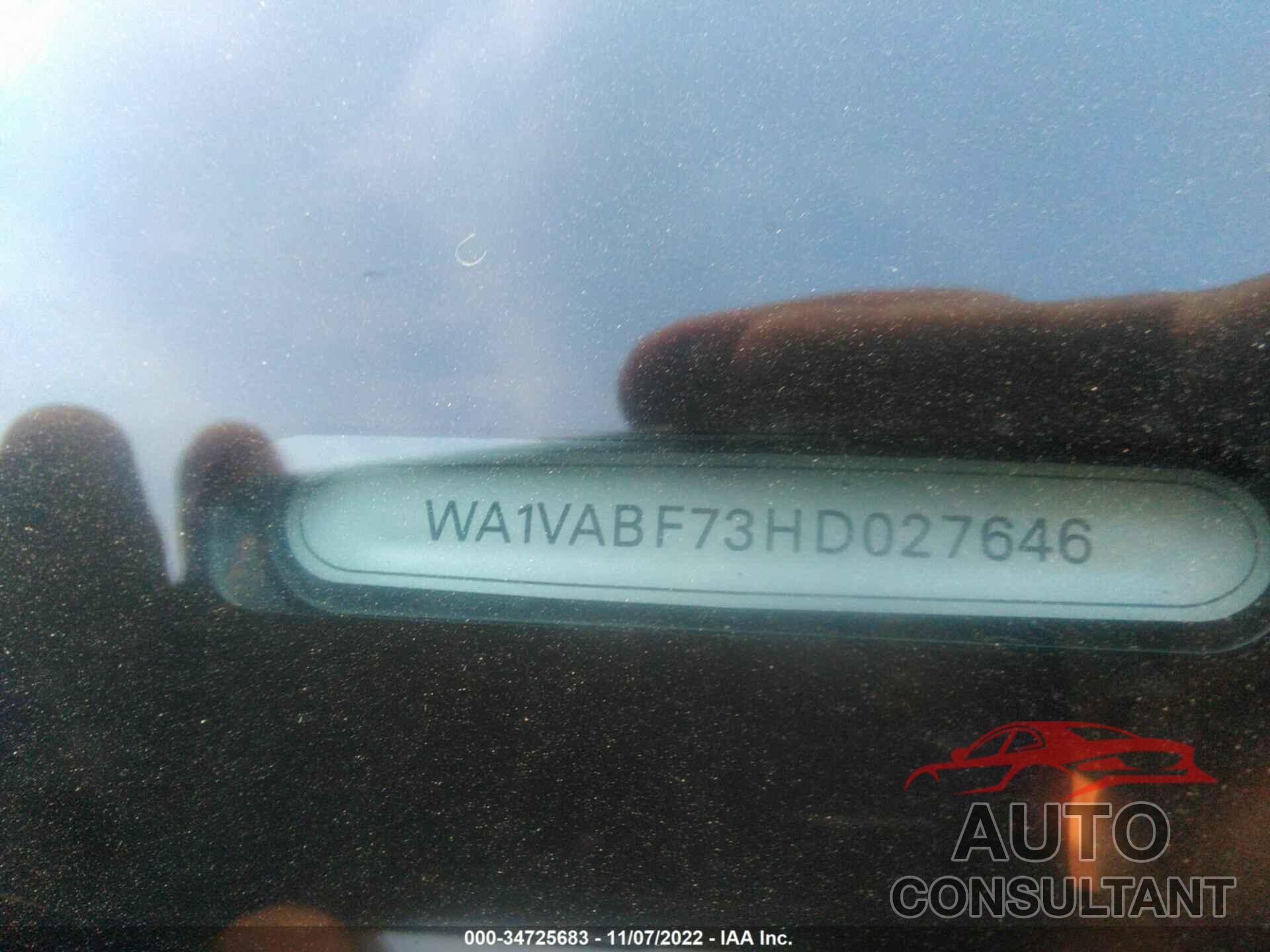 AUDI Q7 2017 - WA1VABF73HD027646