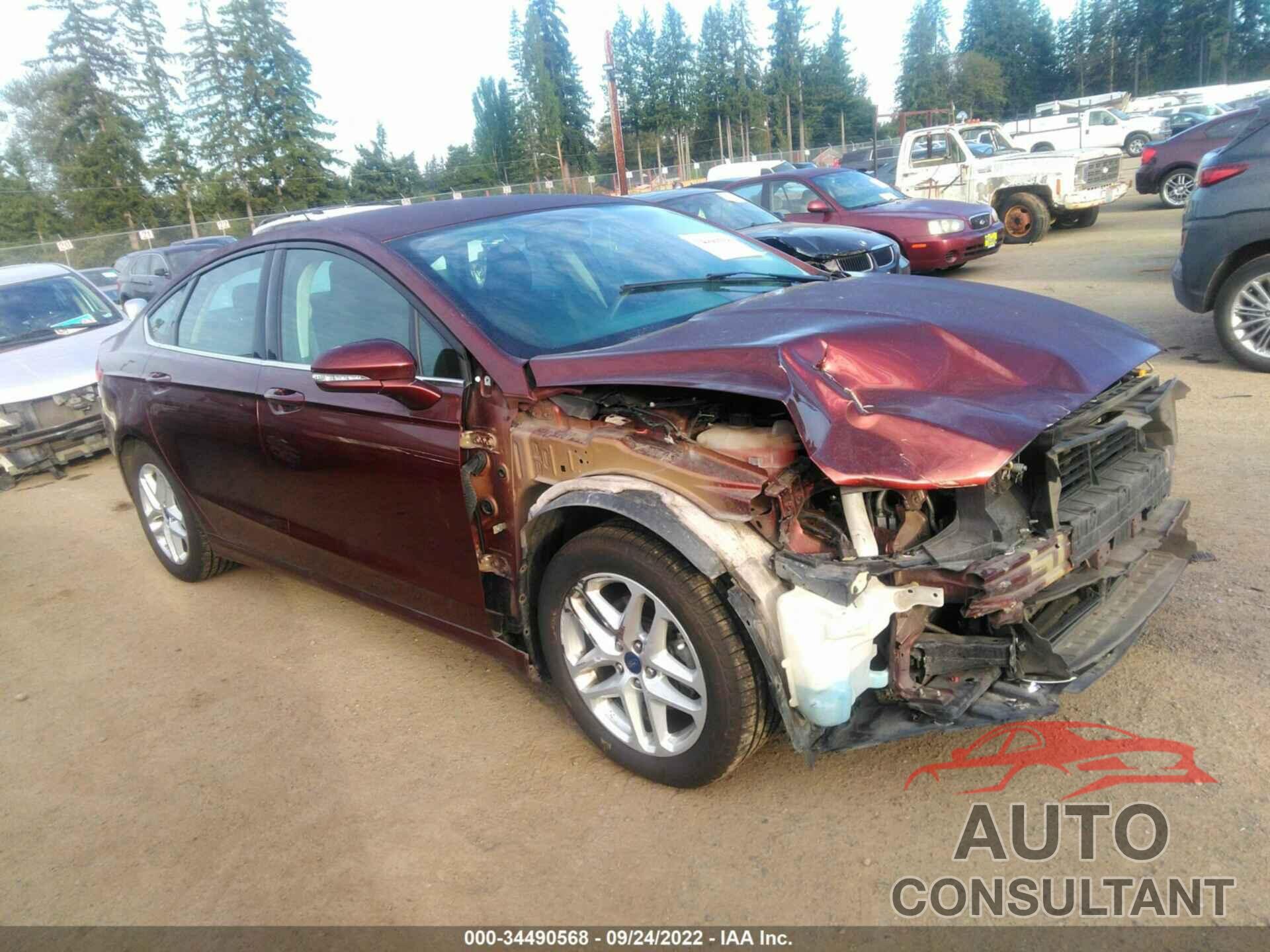 FORD FUSION 2016 - 3FA6P0H7XGR226201