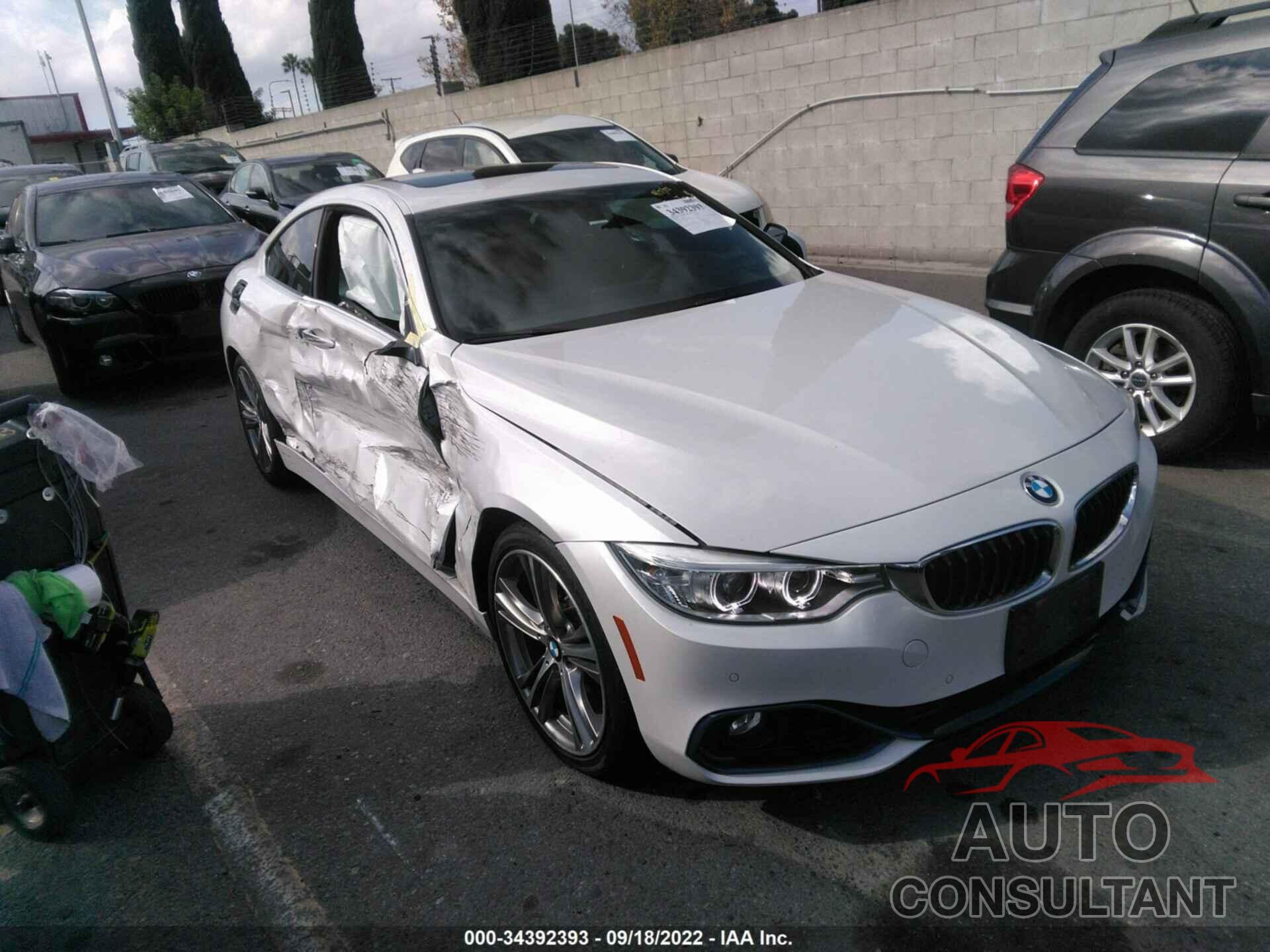 BMW 4 SERIES 2016 - WBA3N7C58GK227415