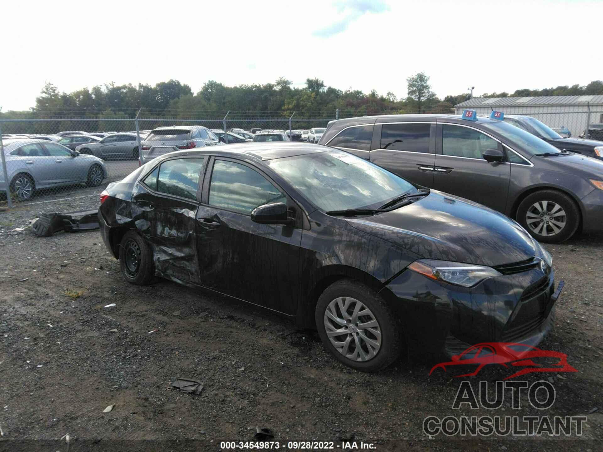 TOYOTA COROLLA 2019 - 2T1BURHE1KC186514