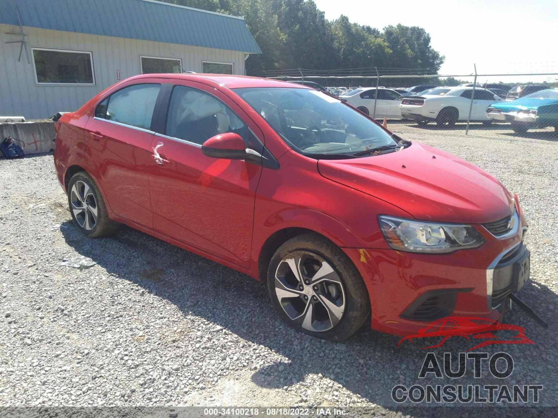 CHEVROLET SONIC 2019 - 1G1JF5SB0K4121193