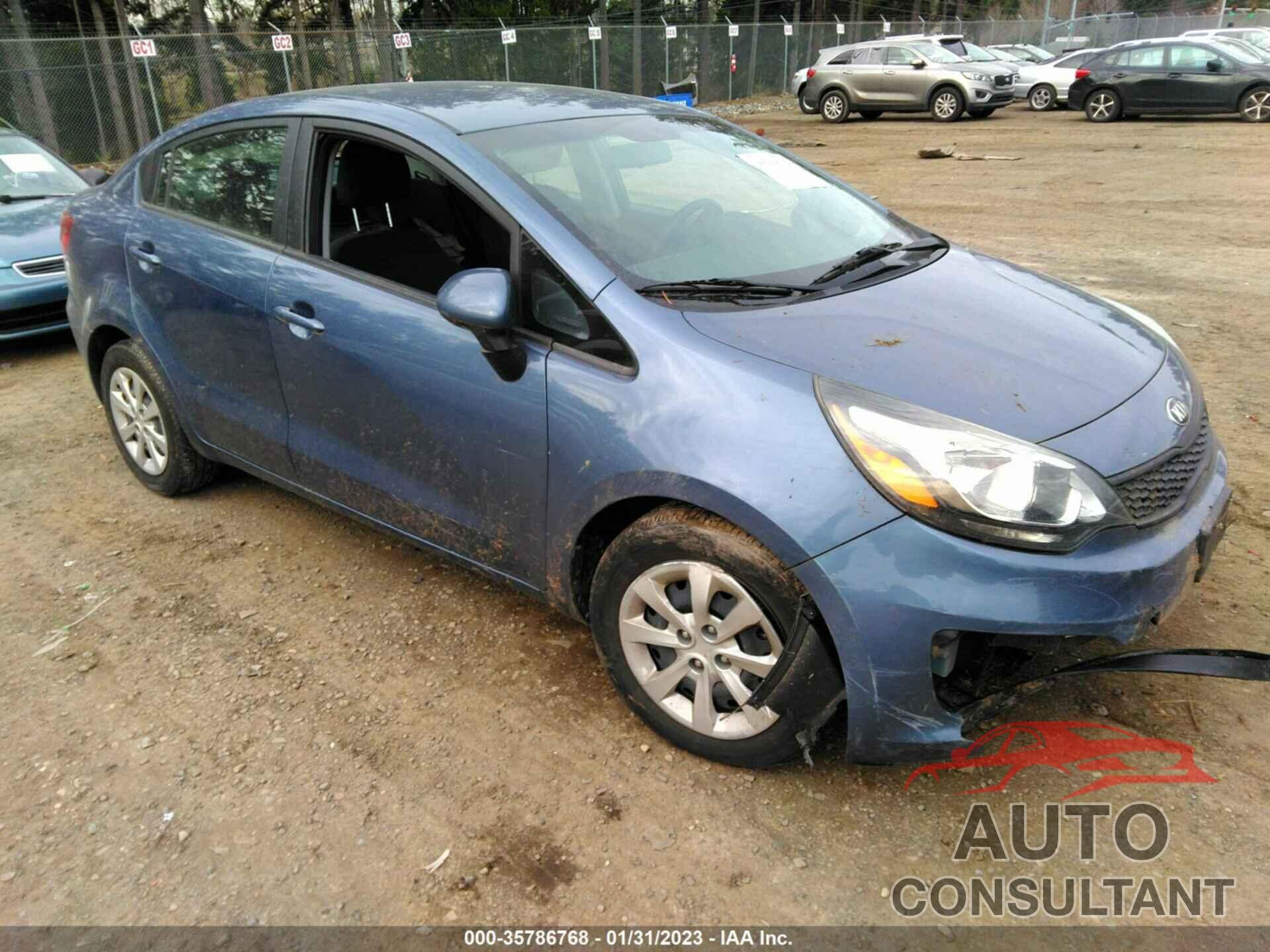 KIA RIO 2016 - KNADM4A31G6691551