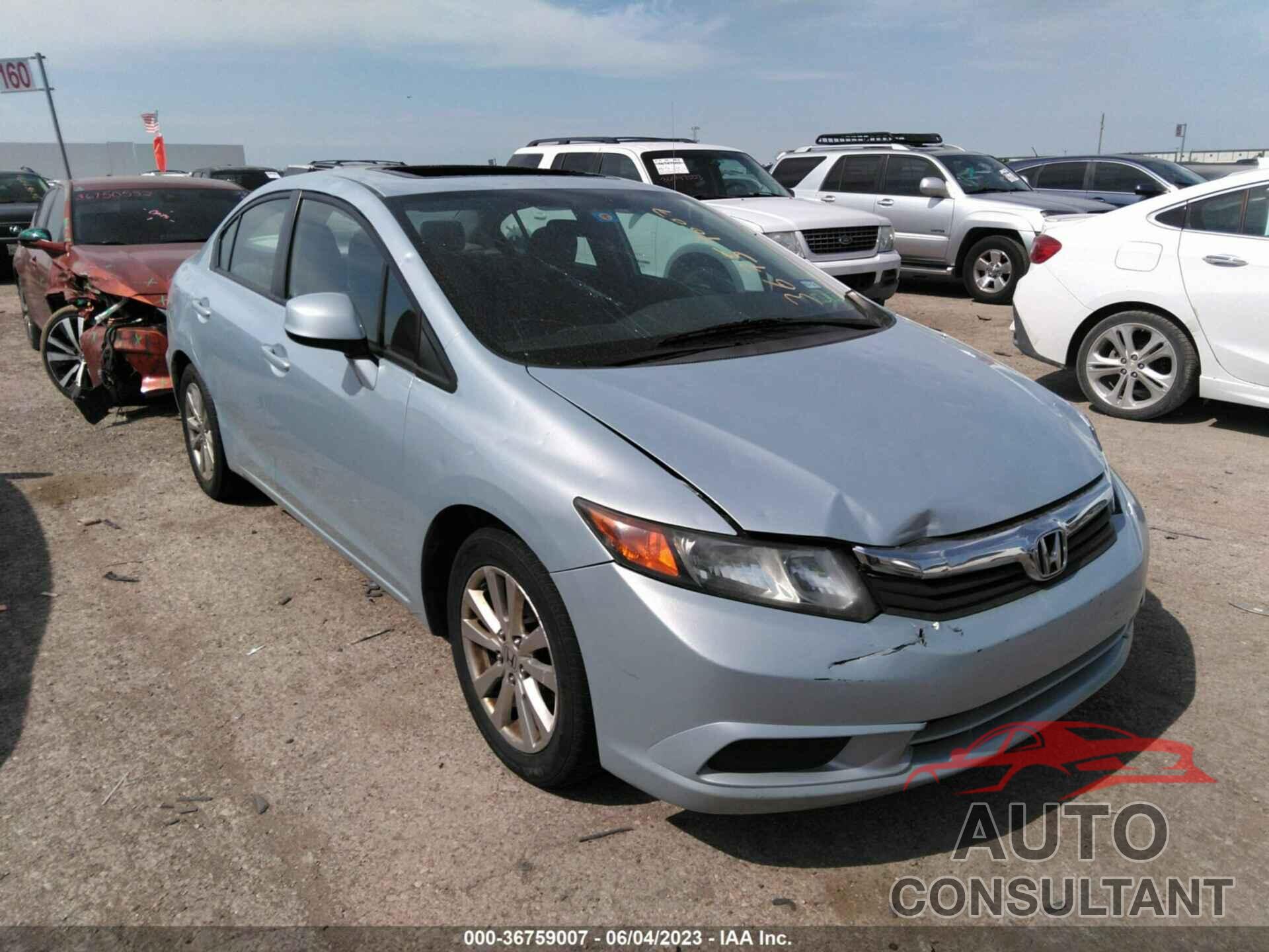 HONDA CIVIC 2012 - 19XFB2F82CE316010