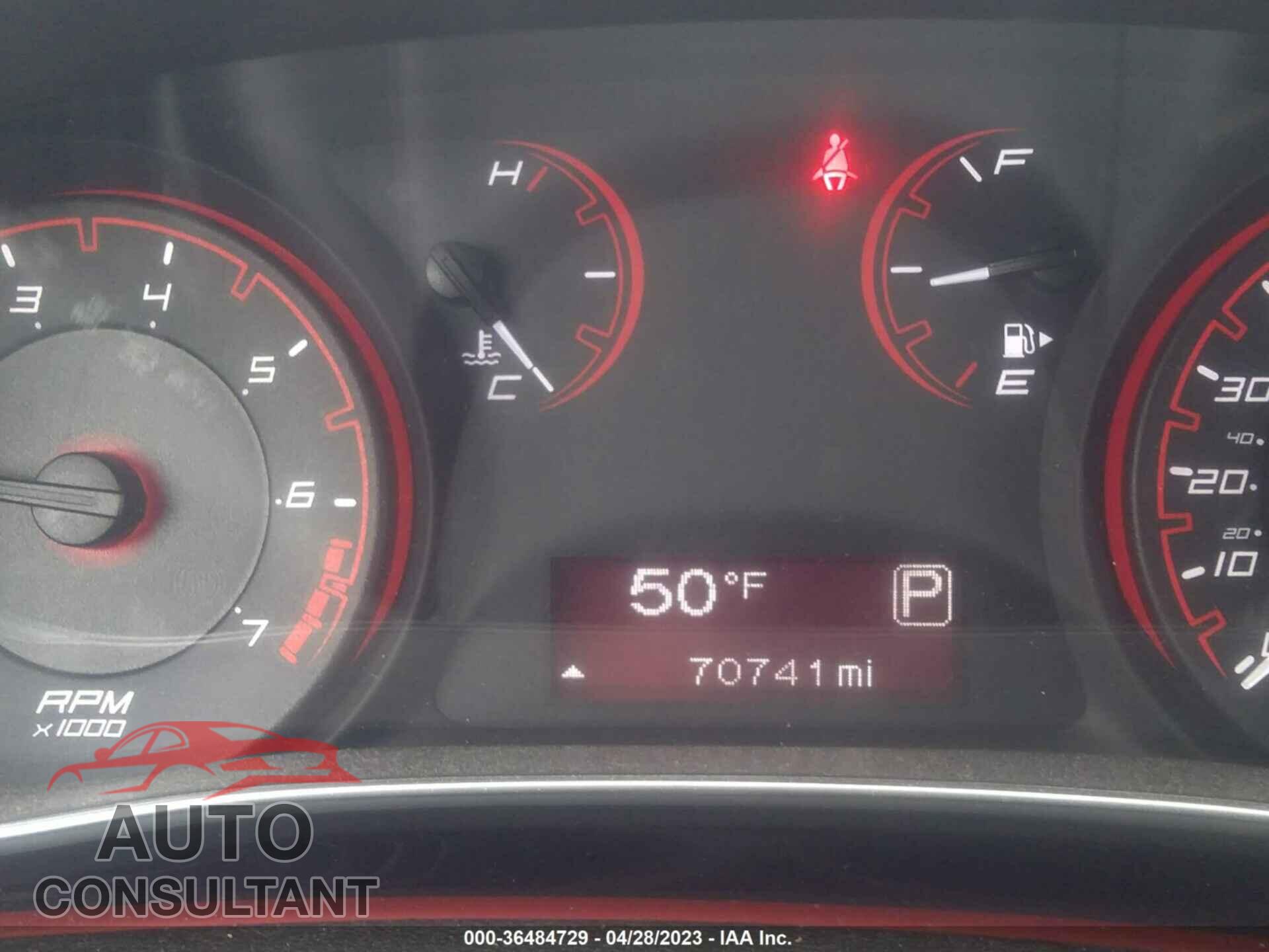 DODGE DART 2015 - 1C3CDFBB2FD345135