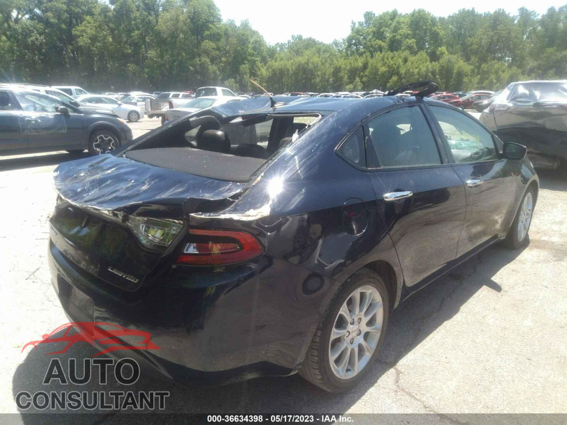 DODGE DART 2015 - 1C3CDFCB5FD364115