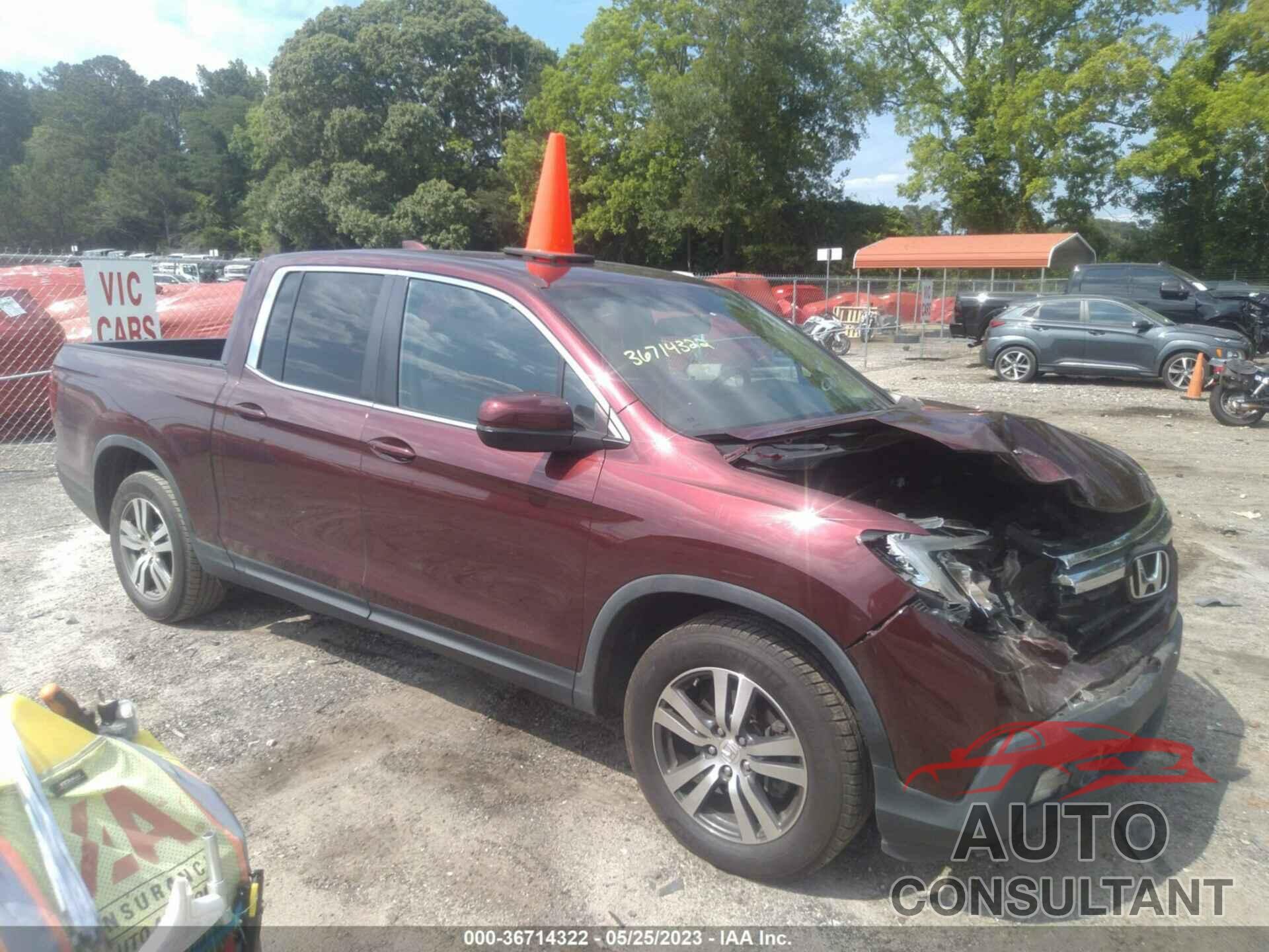 HONDA RIDGELINE 2017 - 5FPYK2F48HB008239