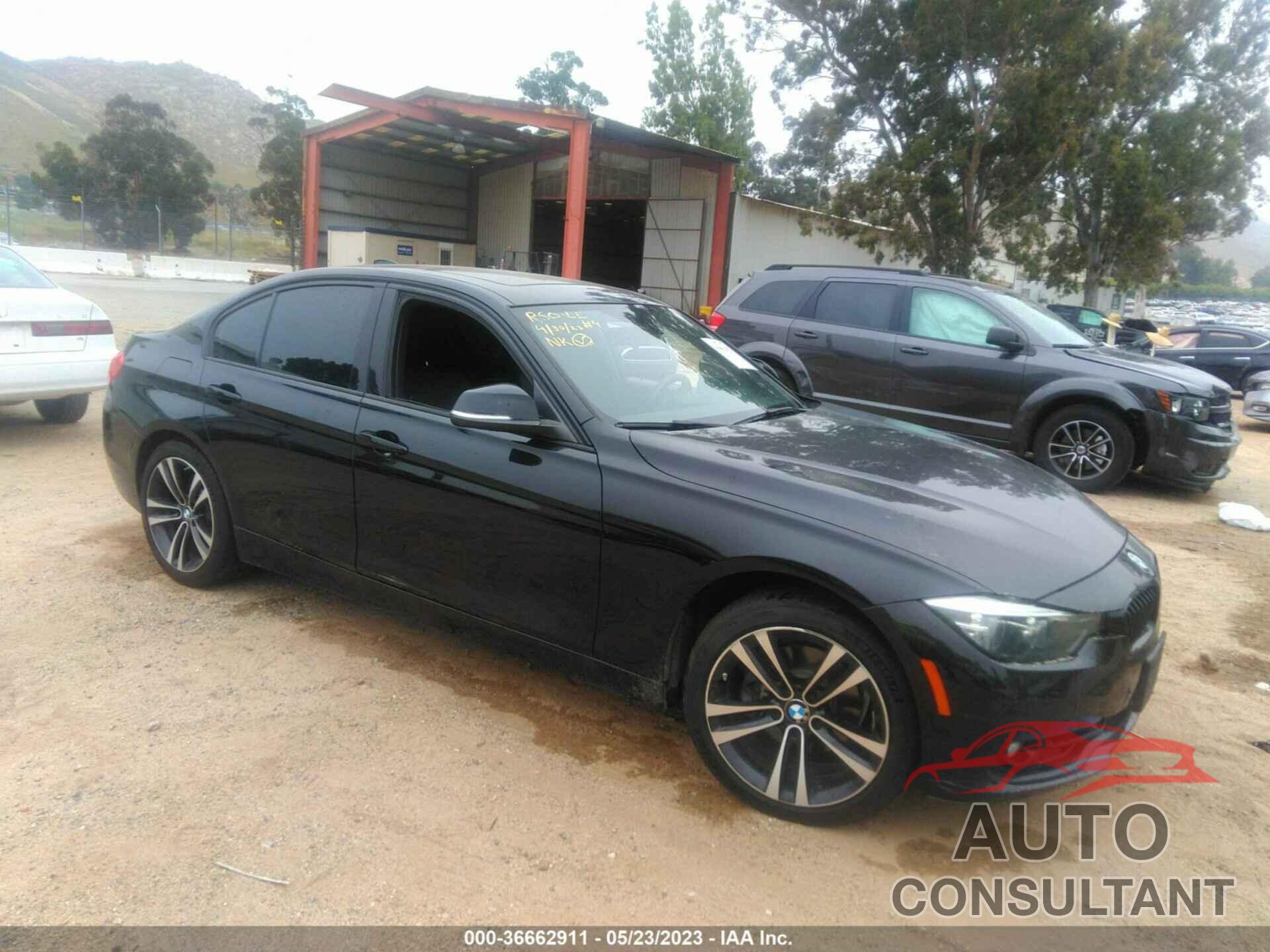 BMW 3 SERIES 2018 - WBA8B9G50JNU97815