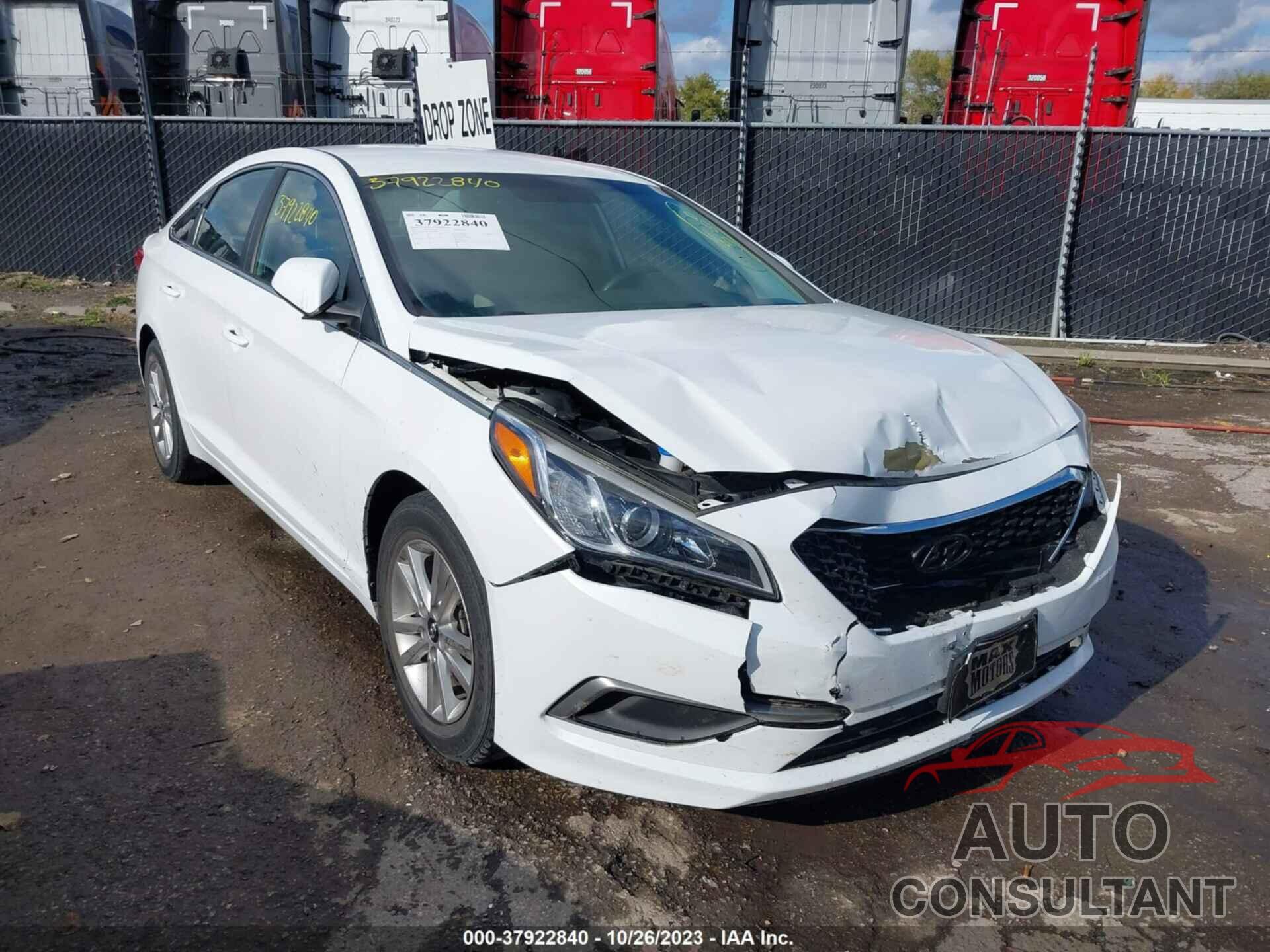 HYUNDAI SONATA 2017 - 5NPE24AF3HH458494