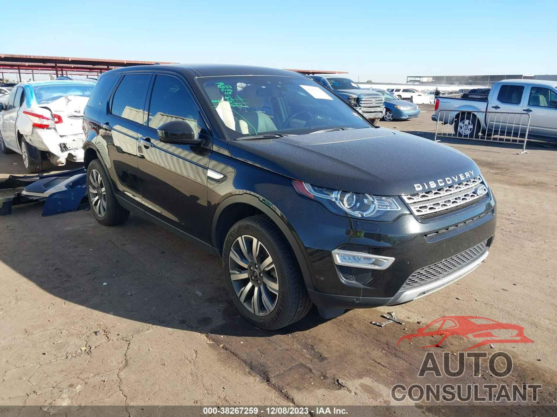 LAND ROVER DISCOVERY SPORT 2019 - SALCT2FX9KH790979