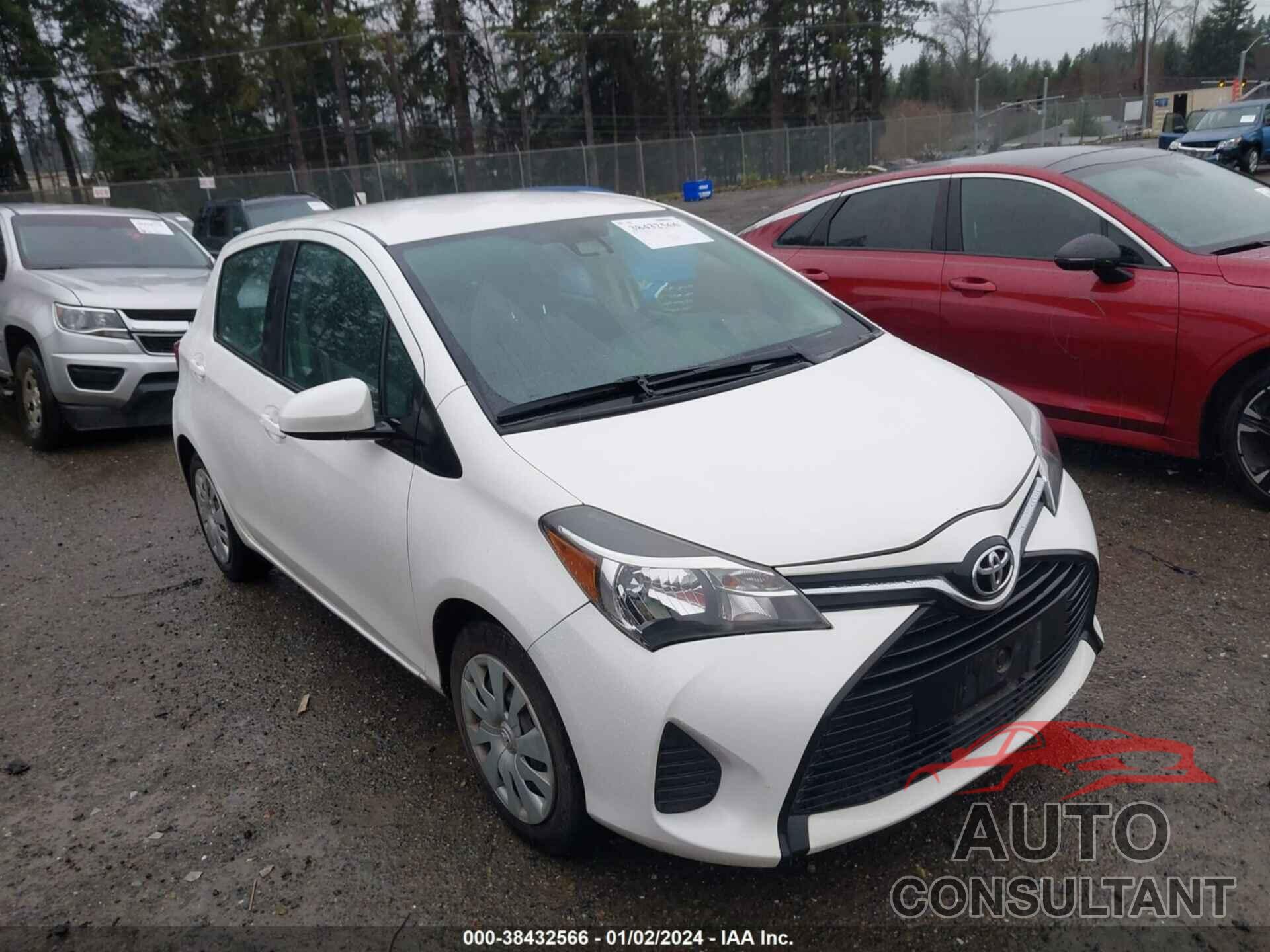 TOYOTA YARIS 2017 - VNKKTUD39HA084702