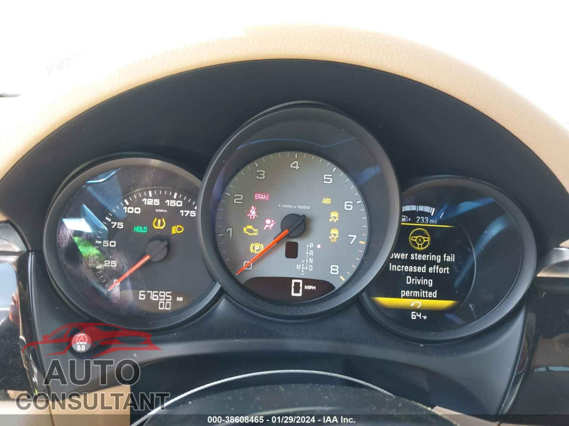 PORSCHE MACAN 2016 - WP1AB2A52GLB54690