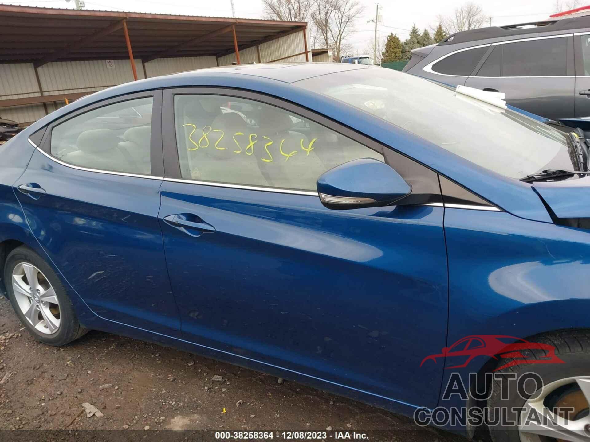 HYUNDAI ELANTRA 2016 - KMHDH4AE4GU621946