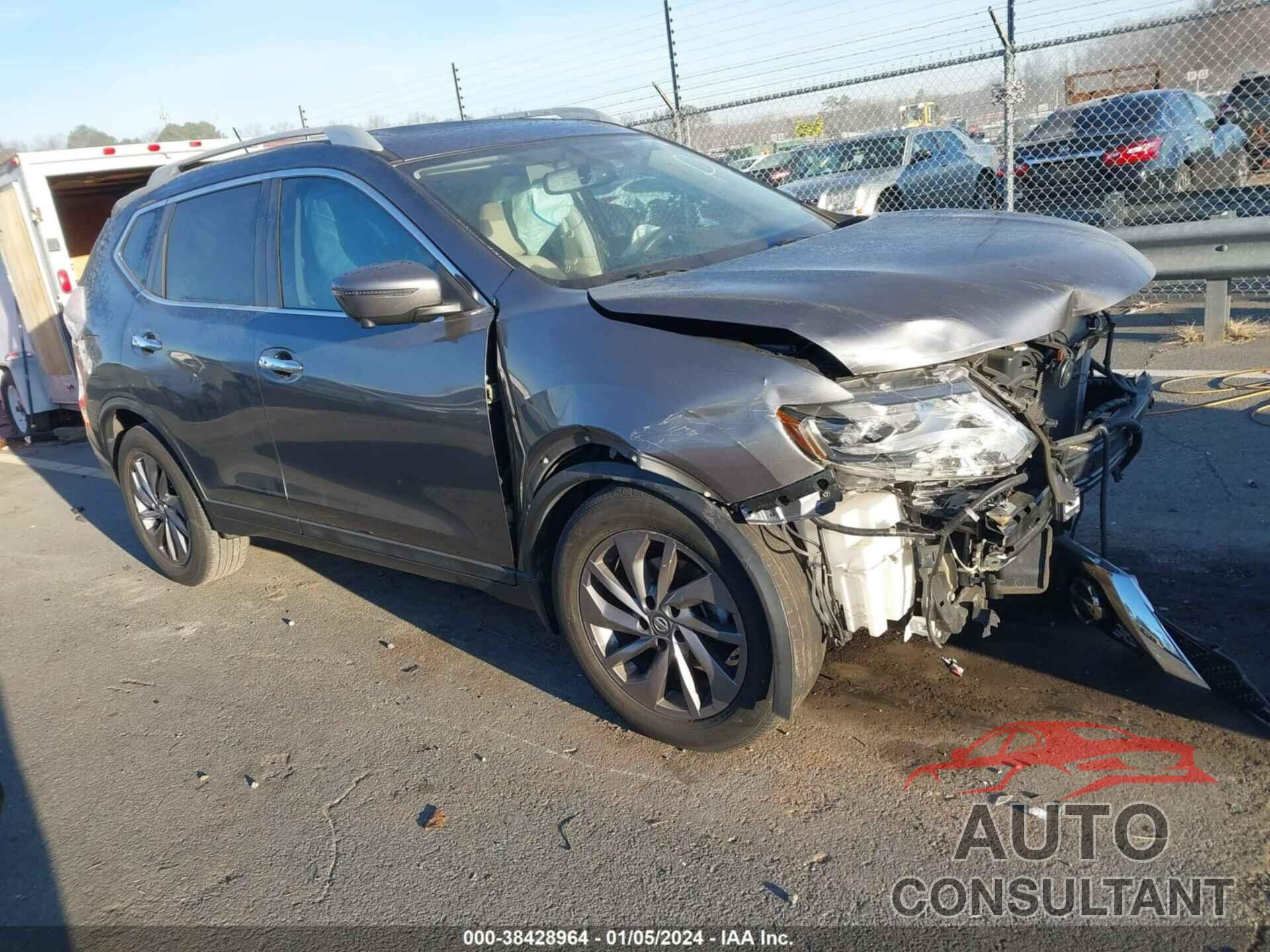 NISSAN ROGUE 2016 - 5N1AT2MT3GC869482