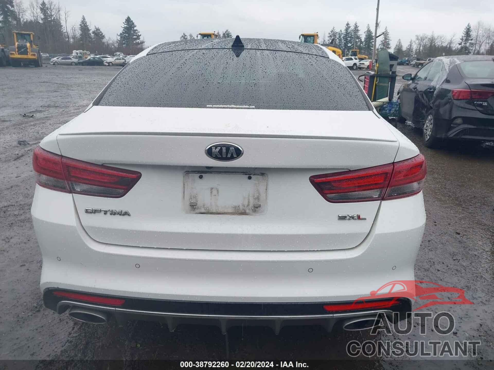 KIA OPTIMA 2017 - 5XXGV4L28HG170105