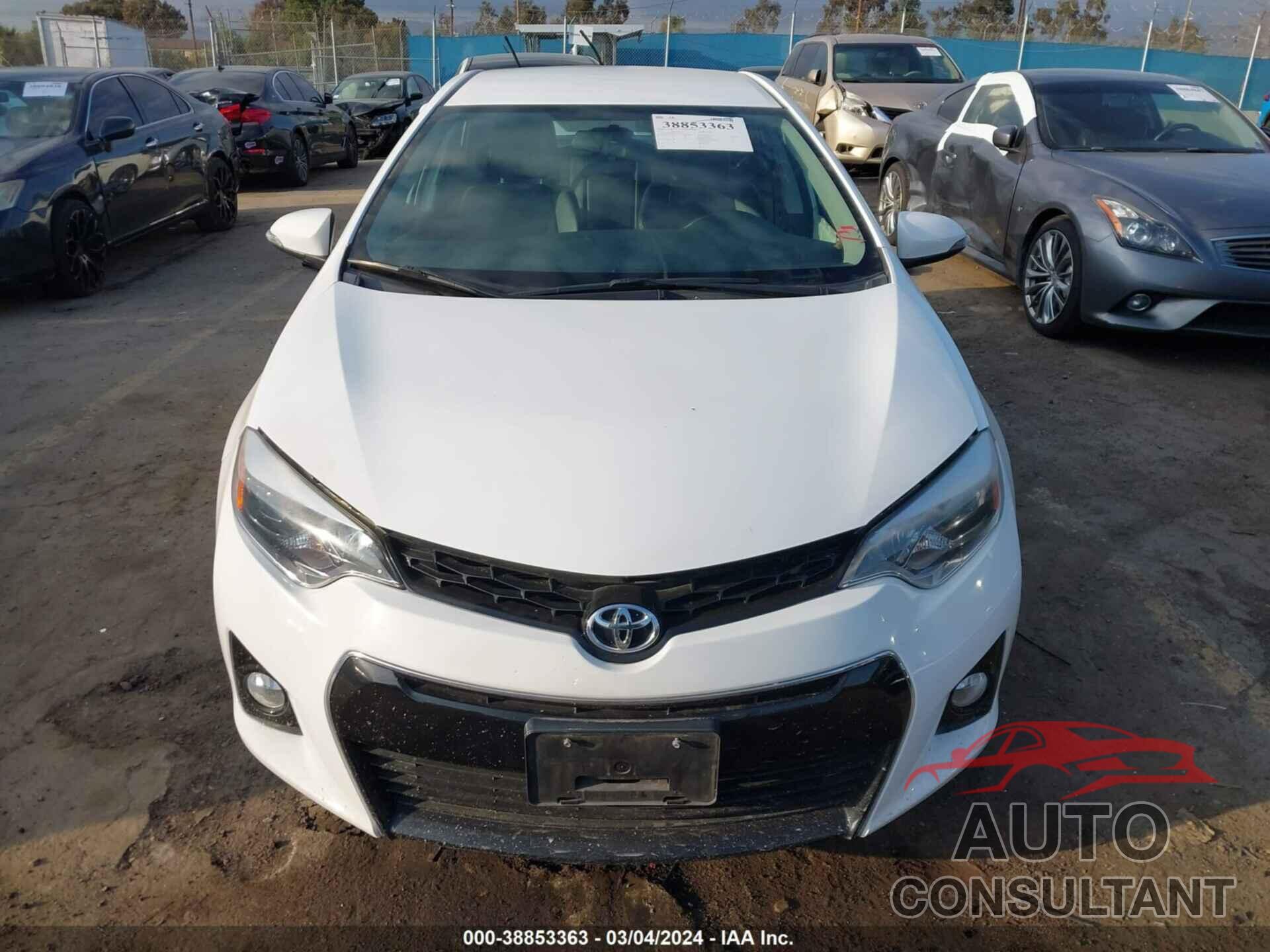 TOYOTA COROLLA 2016 - 5YFBURHE2GP426175