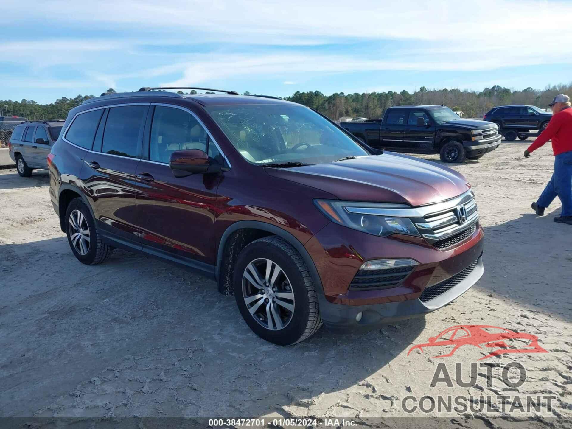 HONDA PILOT 2017 - 5FNYF5H56HB010141