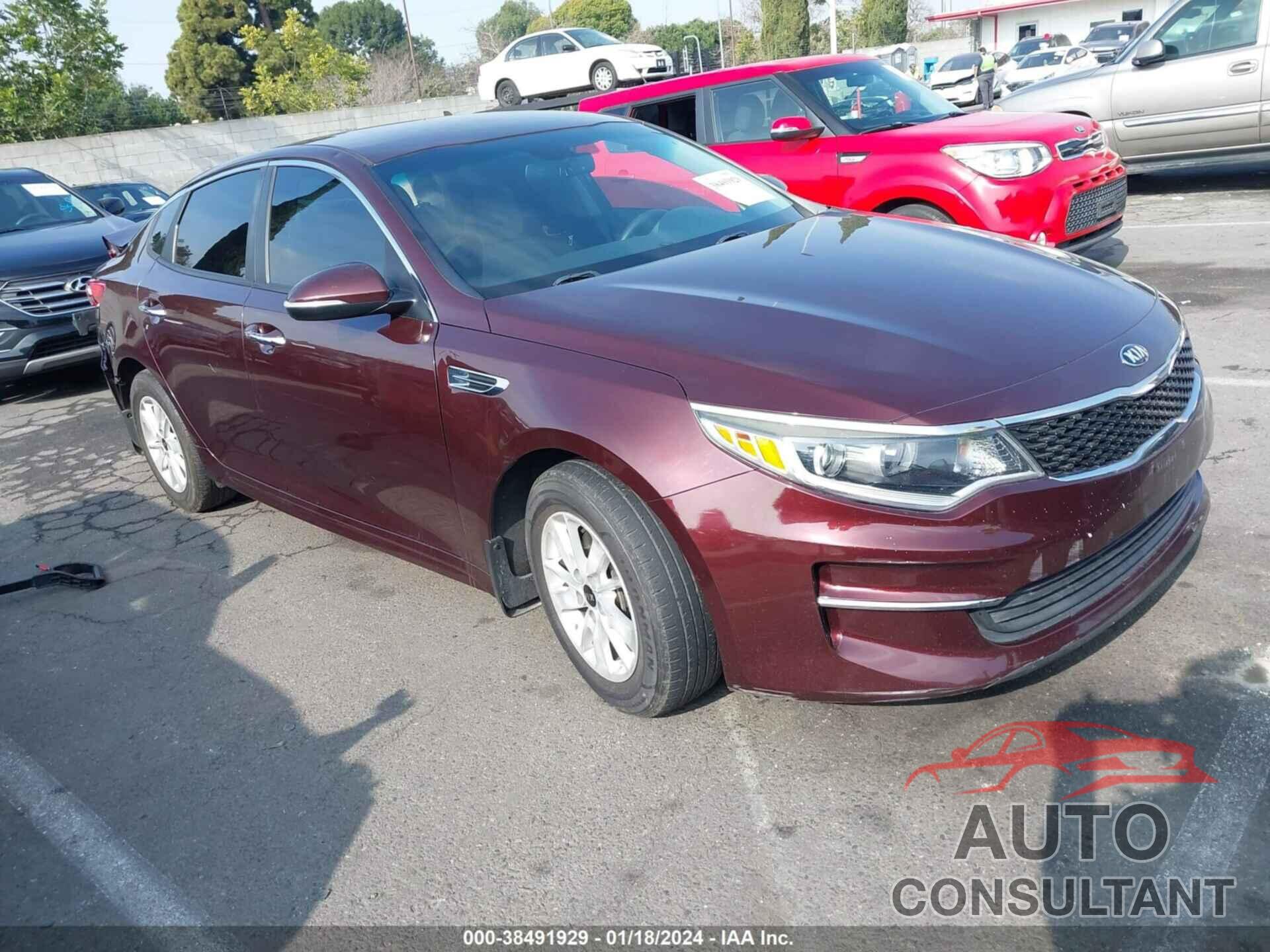 KIA OPTIMA 2016 - 5XXGT4L39GG020016
