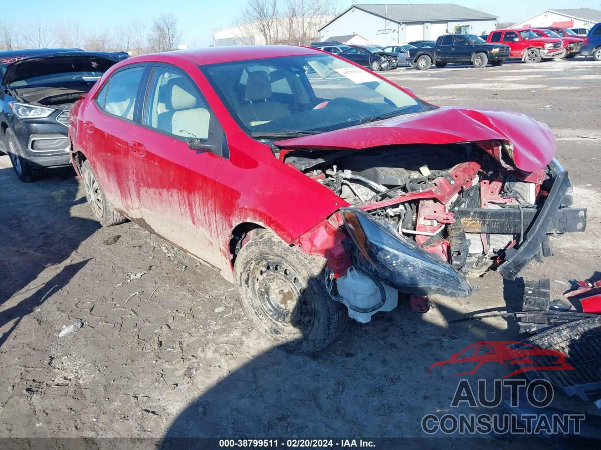 TOYOTA COROLLA 2017 - 2T1BURHE6HC903692