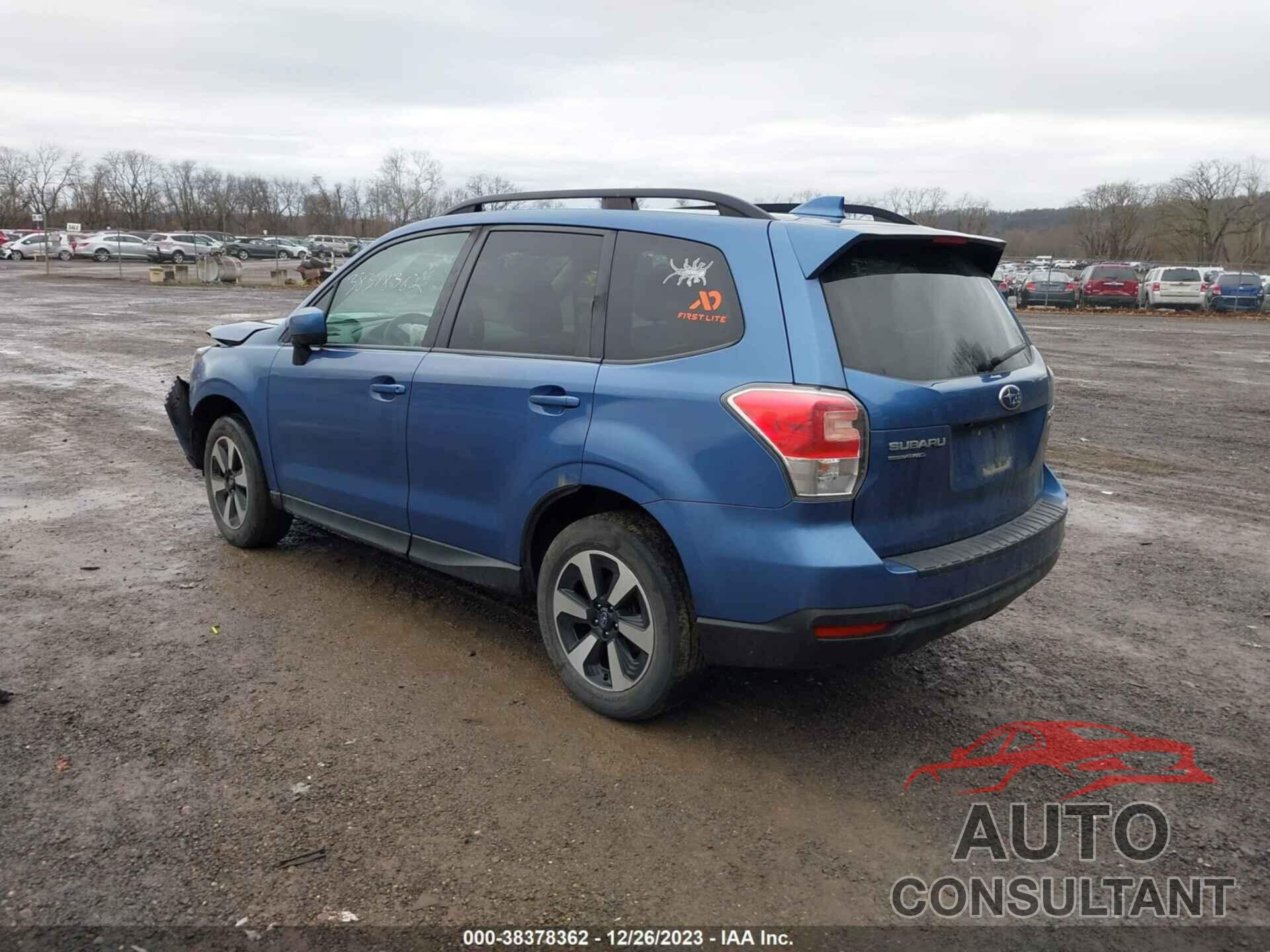 SUBARU FORESTER 2017 - JF2SJAEC2HH493676