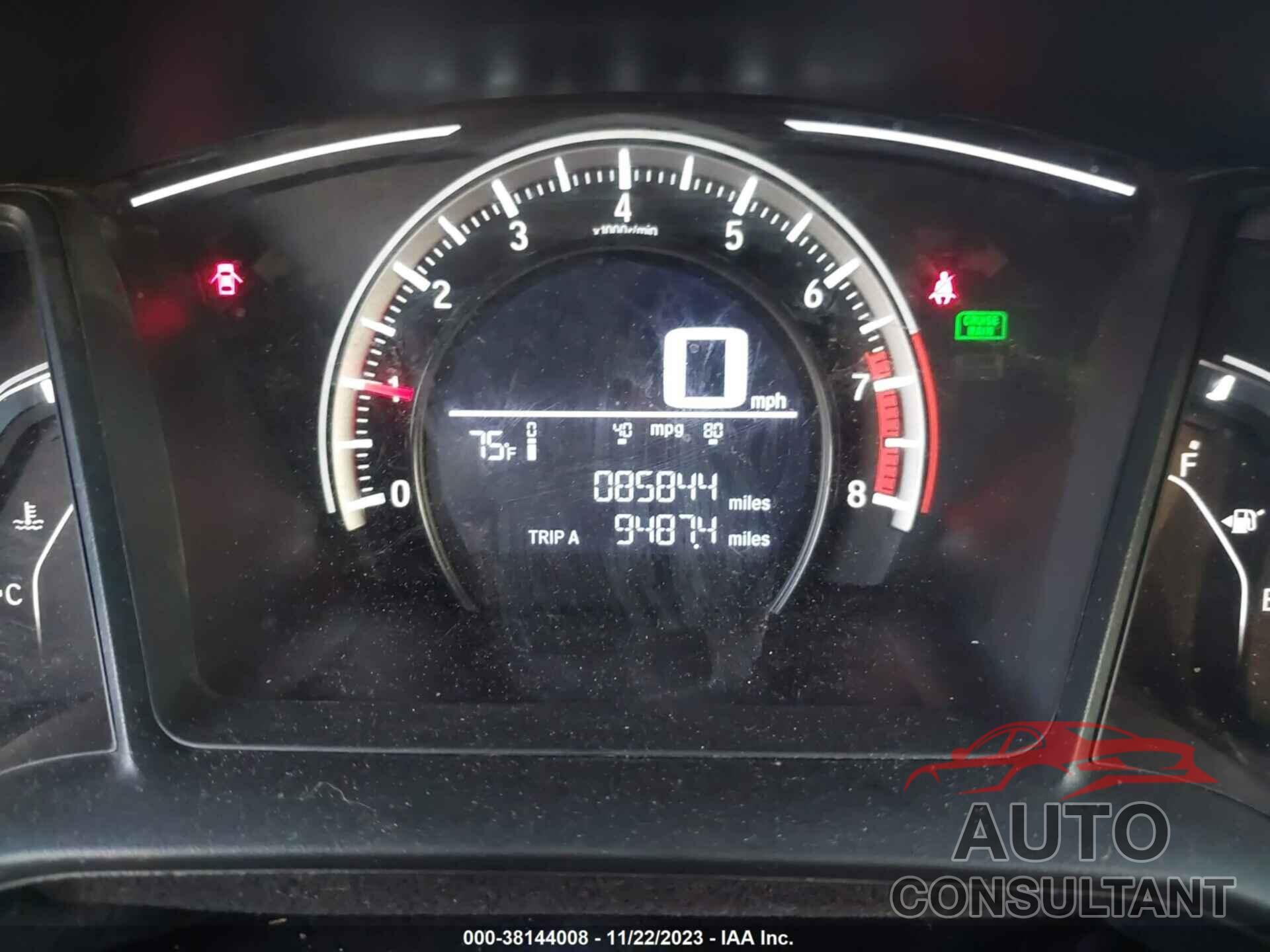 HONDA CIVIC 2018 - 2HGFC2E50JH538729