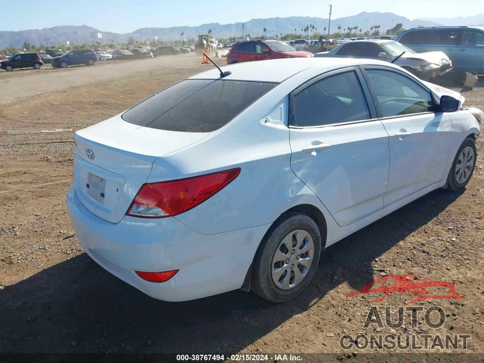 HYUNDAI ACCENT 2017 - KMHCT4AE1HU343213