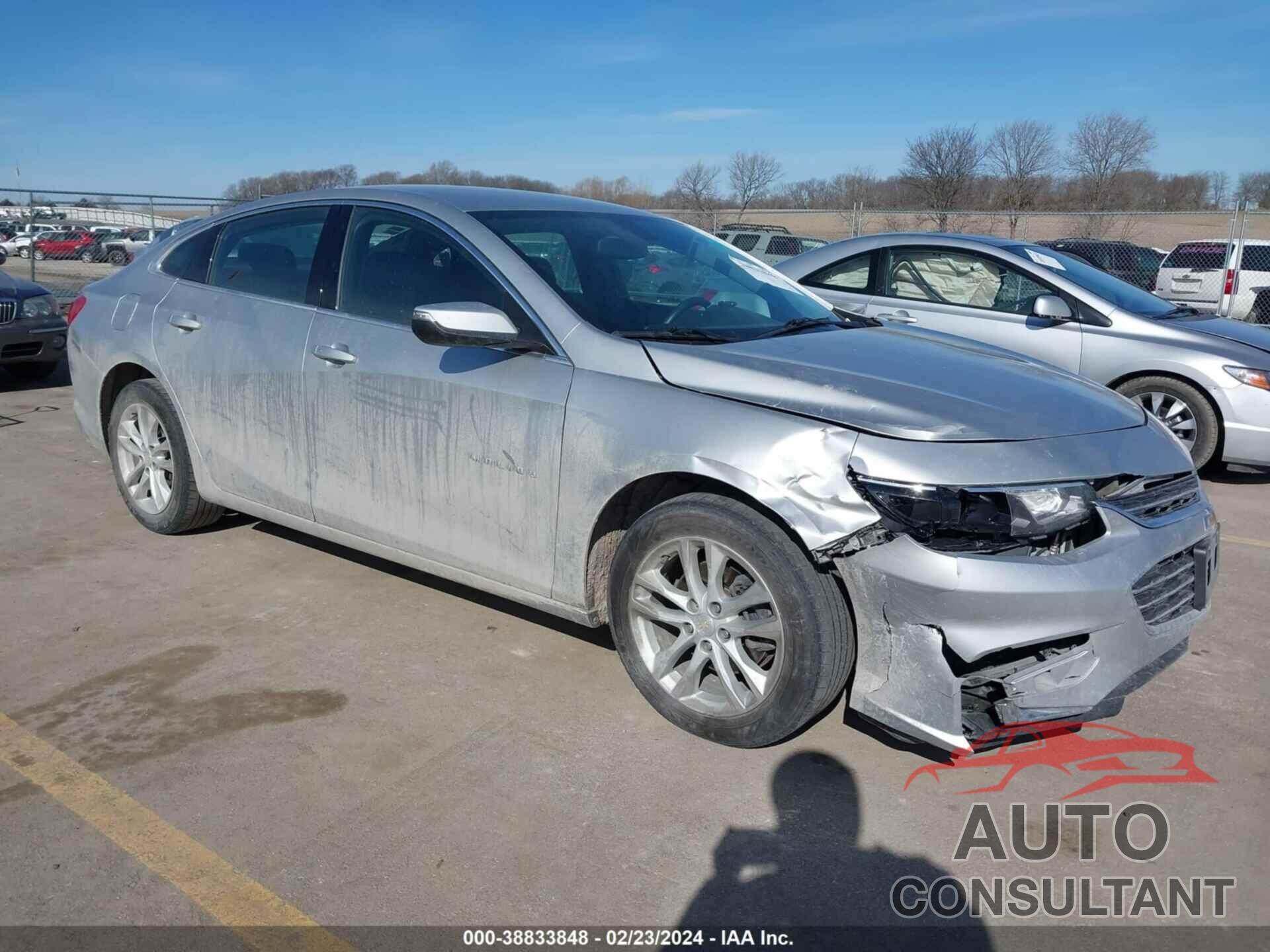 CHEVROLET MALIBU 2016 - 1G1ZE5ST7GF358399