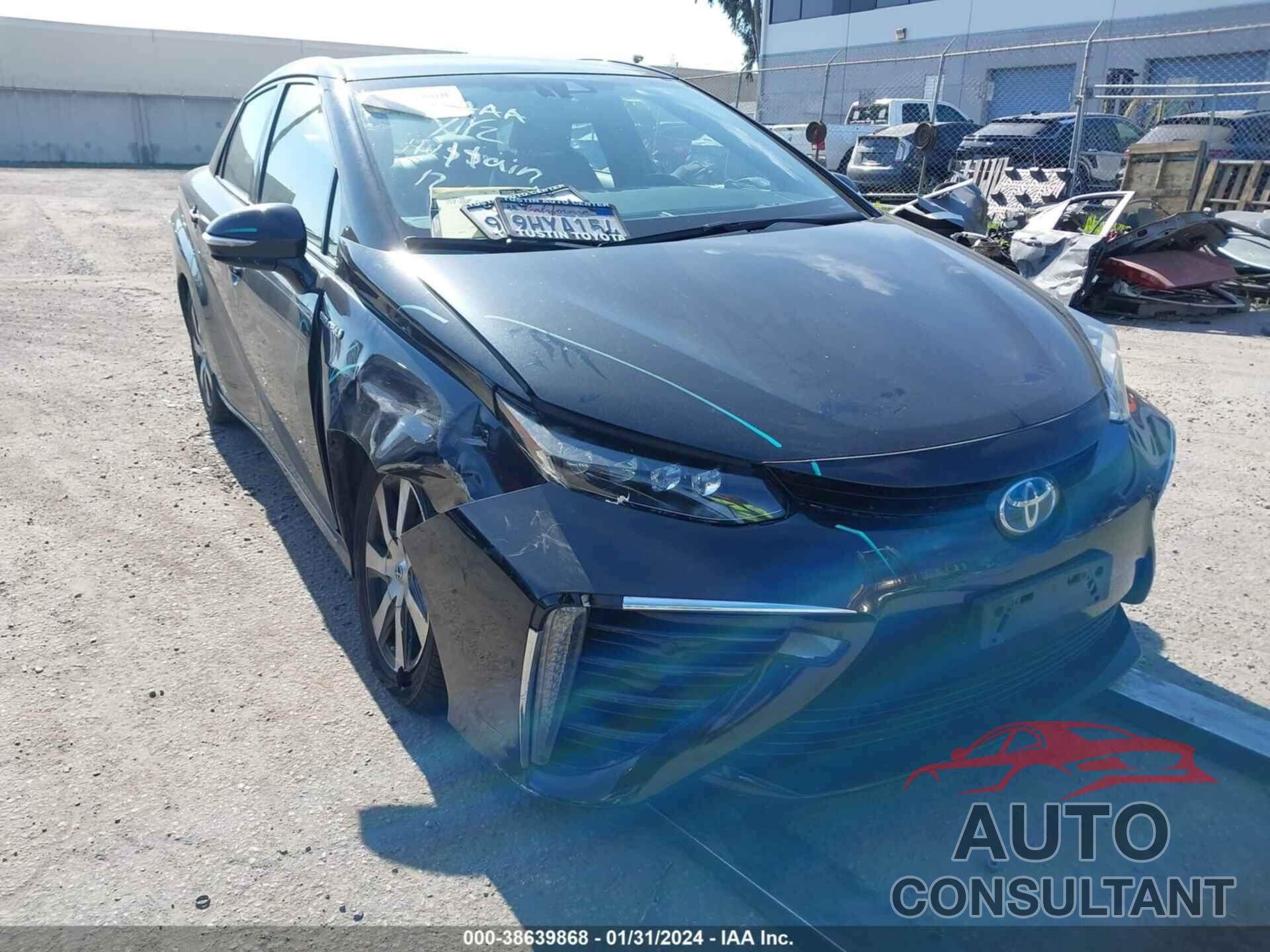 TOYOTA MIRAI 2018 - JTDBVRBD1JA004259